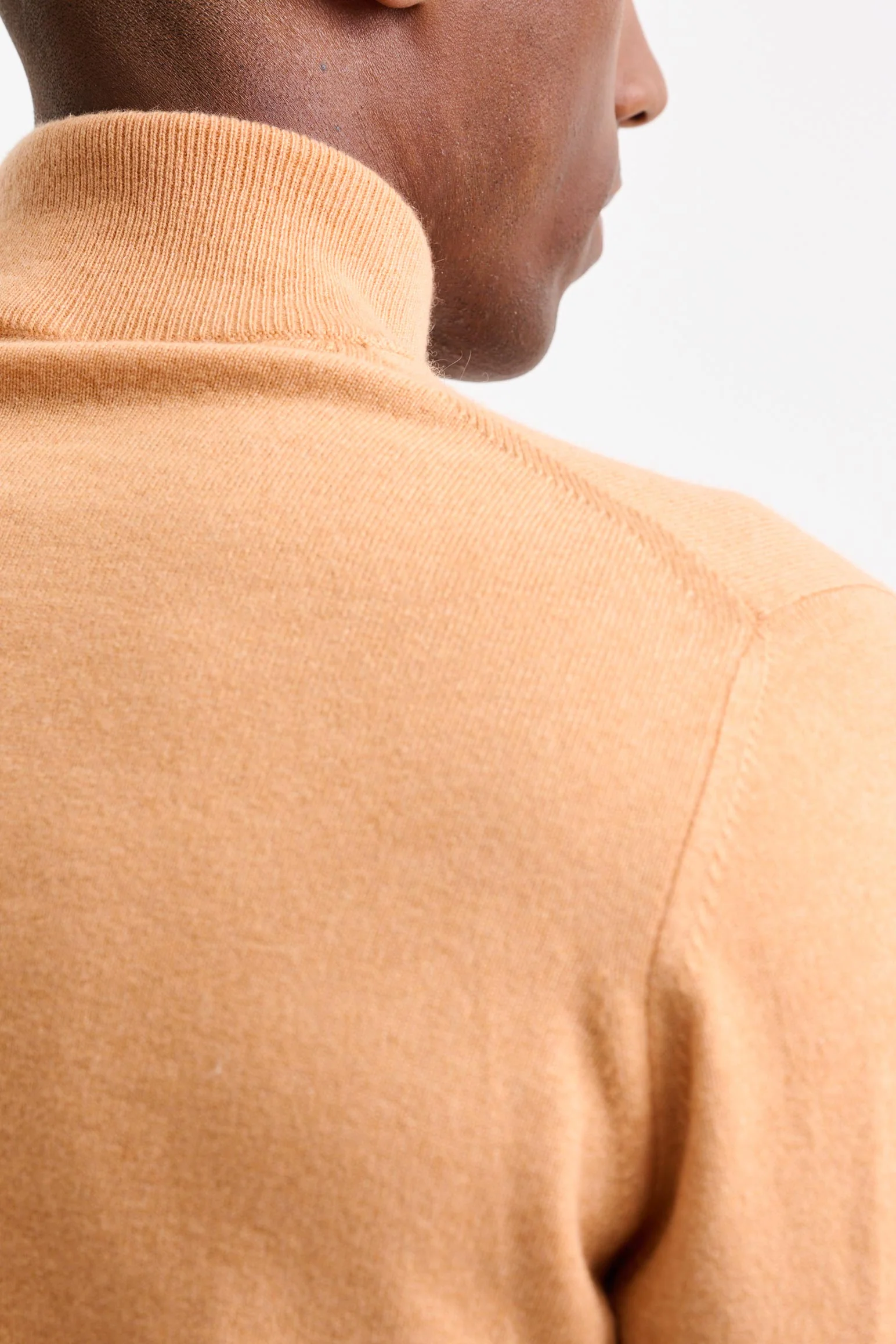 Apricot 100% Cashmere Evanton High Rollneck Knitwear - Image 4