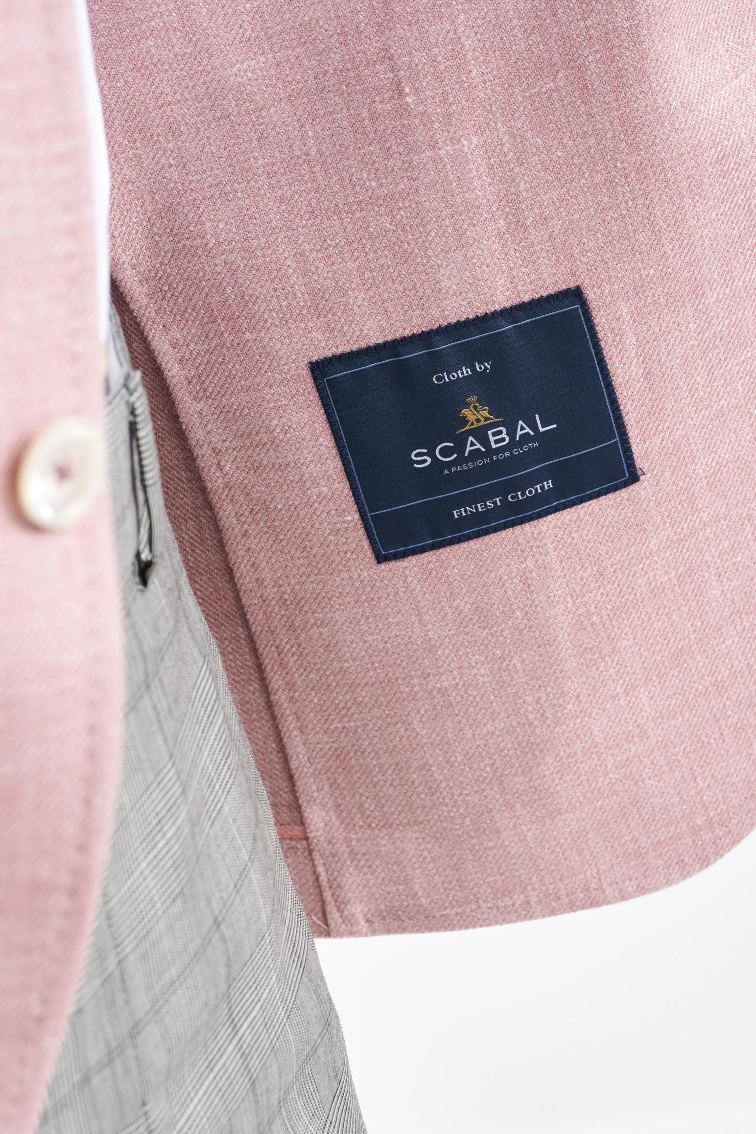 Pink Silk & Linen Soho Jacket Amalfi Trend - Image 4
