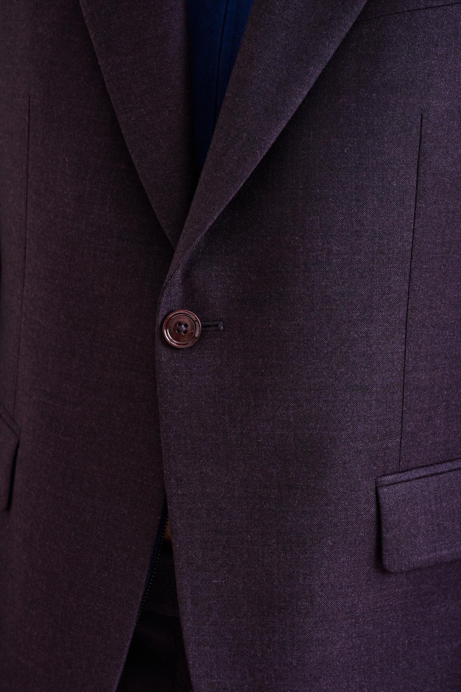 Purple Super 130's Wool Soho Suit Hybrid - Image 3