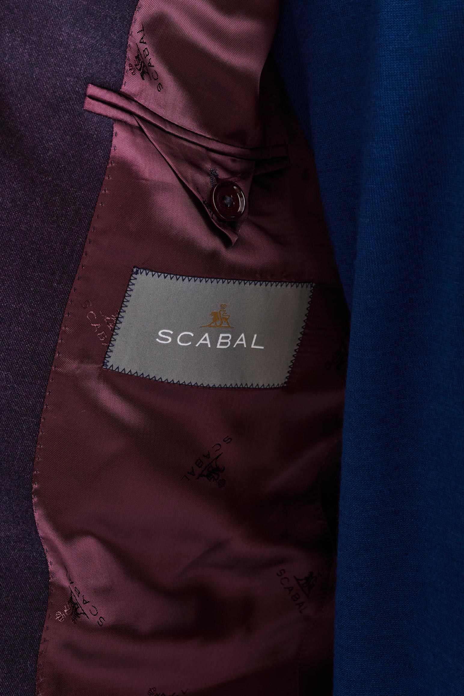 Purple Super 130's Wool Soho Suit Hybrid - Image 5