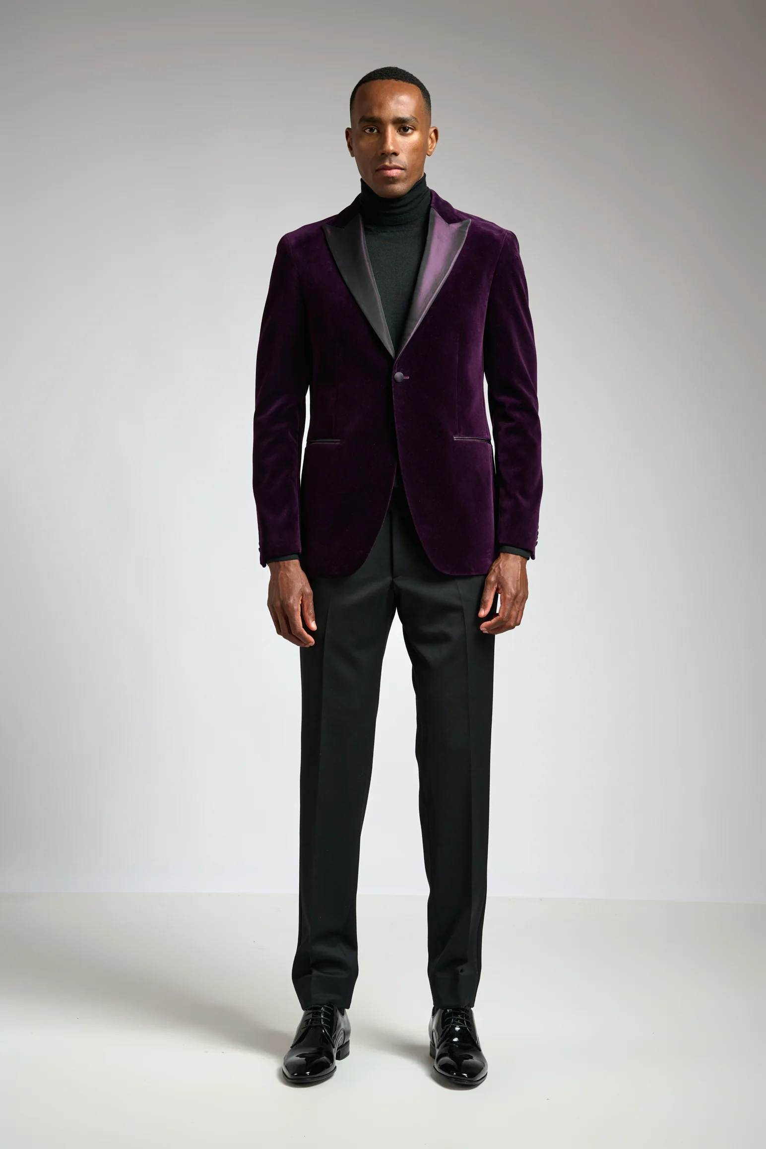 Purple Velvet Kenton Tuxedo - Image 2