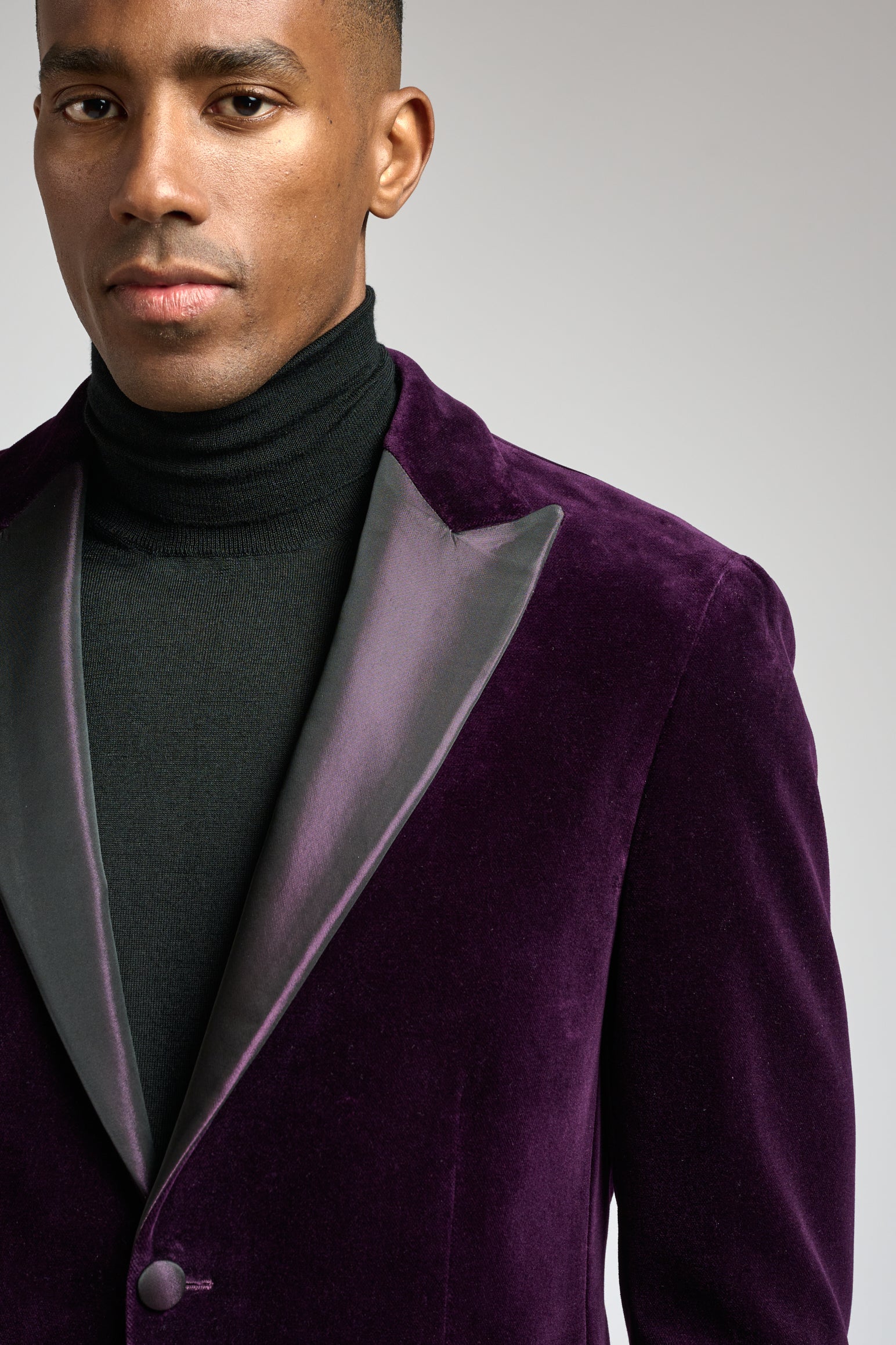 Purple Velvet Kenton Tuxedo - Image 3