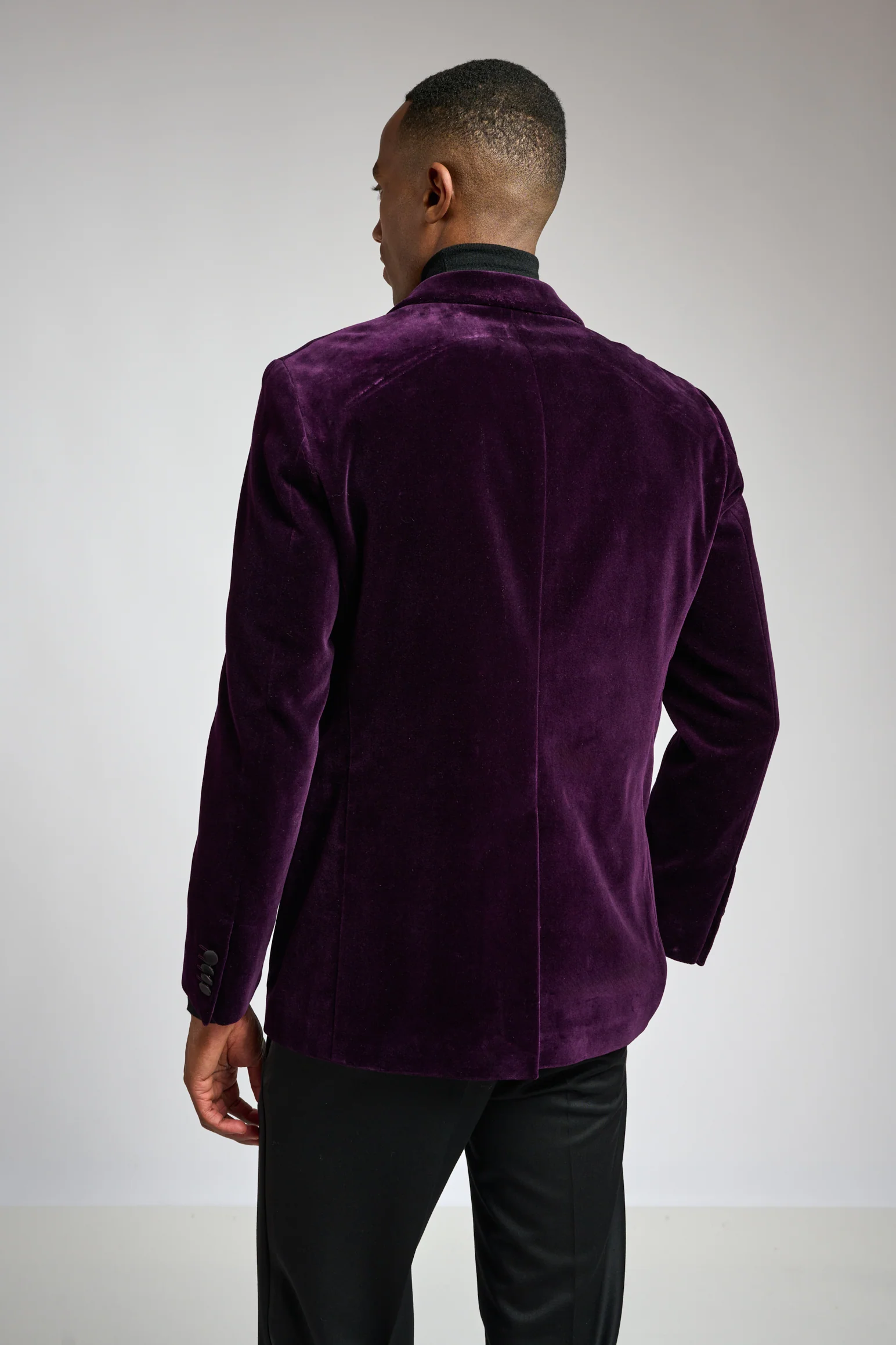 Purple Velvet Kenton Tuxedo - Image 4