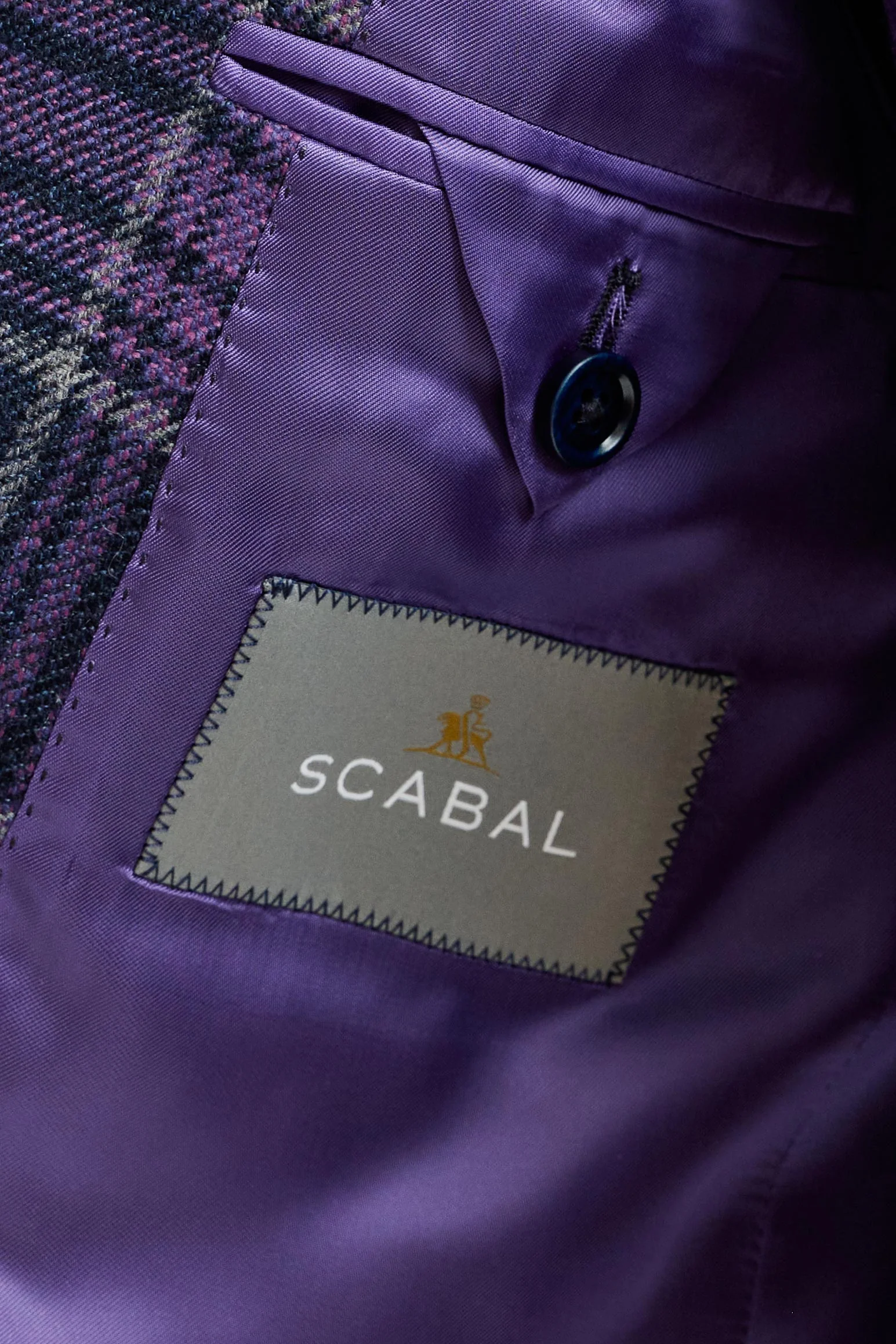 Purple Wool & Cashmere Kenton Jacket Escape - Image 5