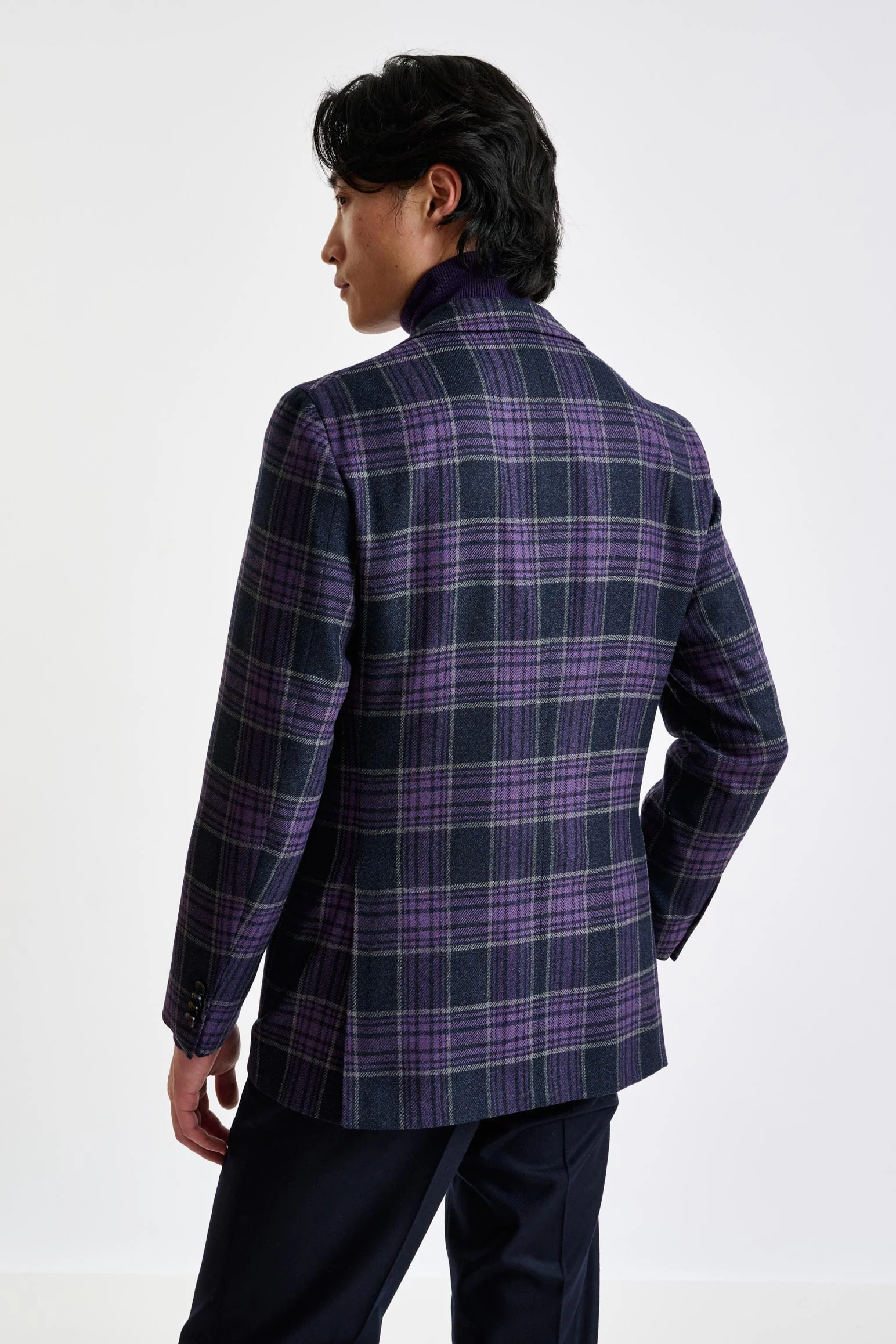Purple Wool & Cashmere Kenton Jacket Escape - Image 7