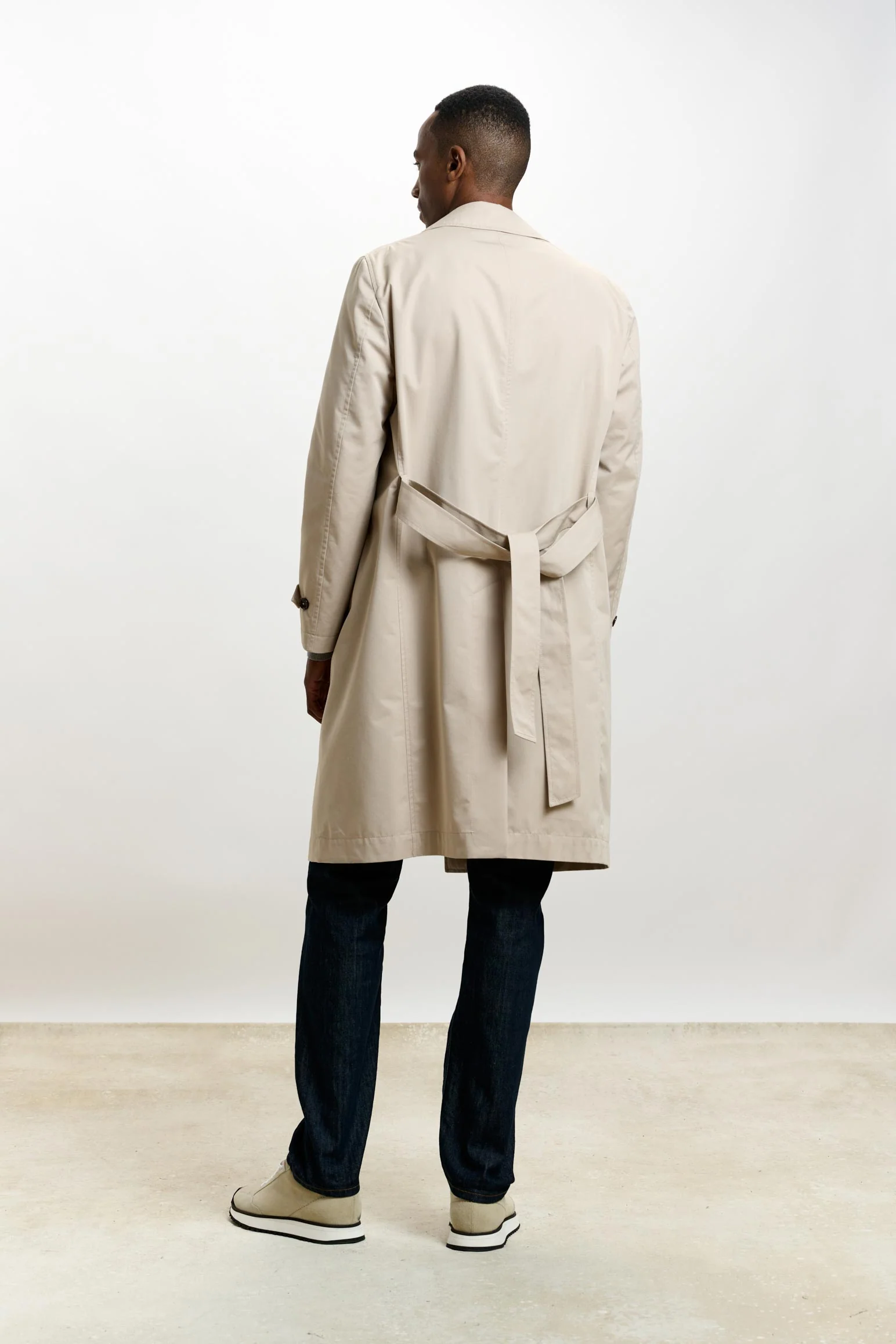Beige Rannoch Cotton Tech Car Coat - Image 7