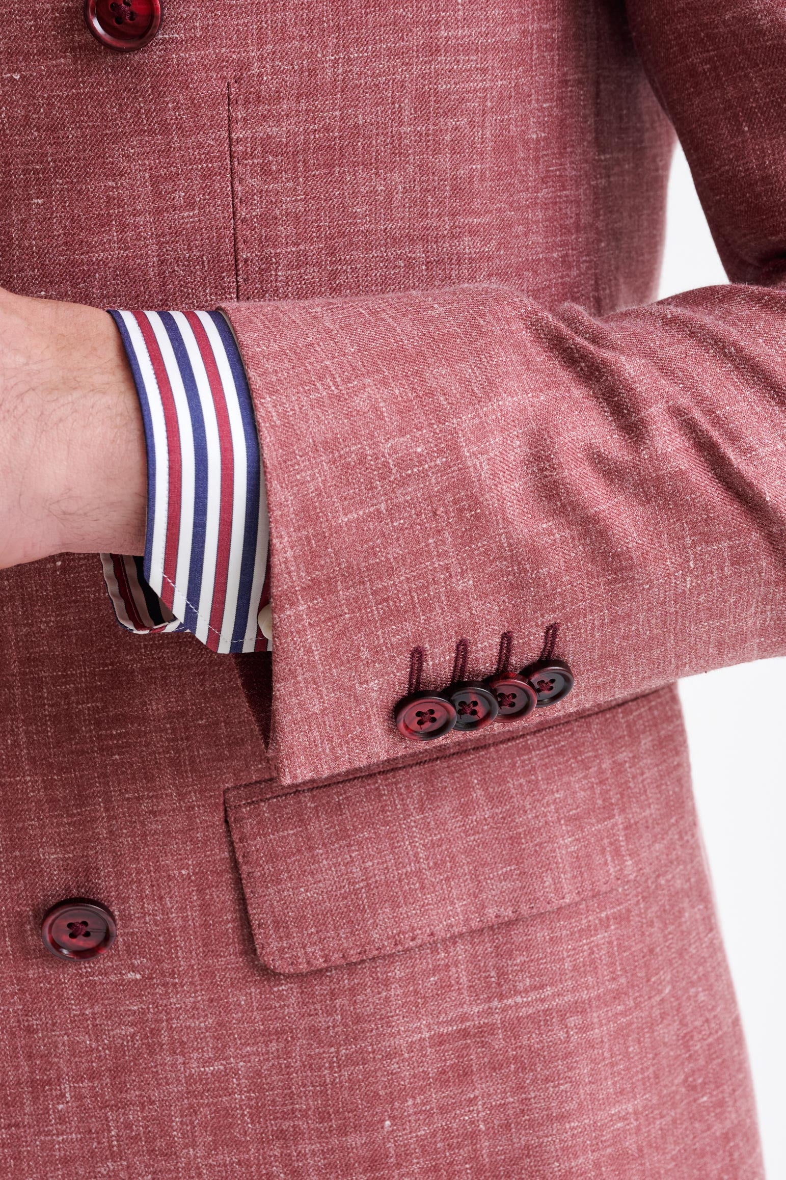 Raspberry Wool & Silk Soho Jacket Amalfi Trend - Image 2