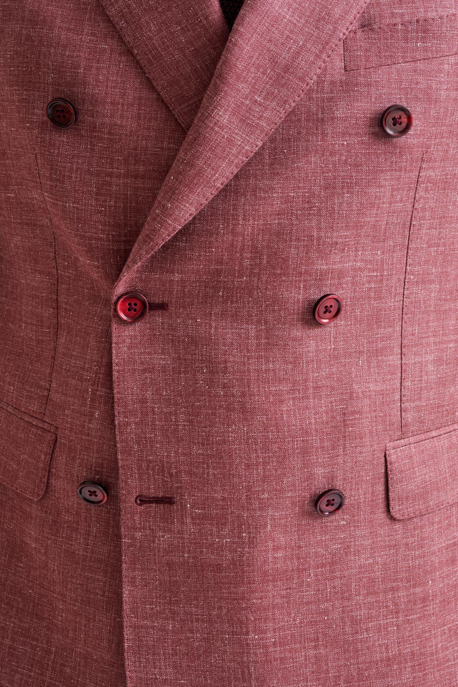Raspberry Wool & Silk Soho Jacket Amalfi Trend - Image 3