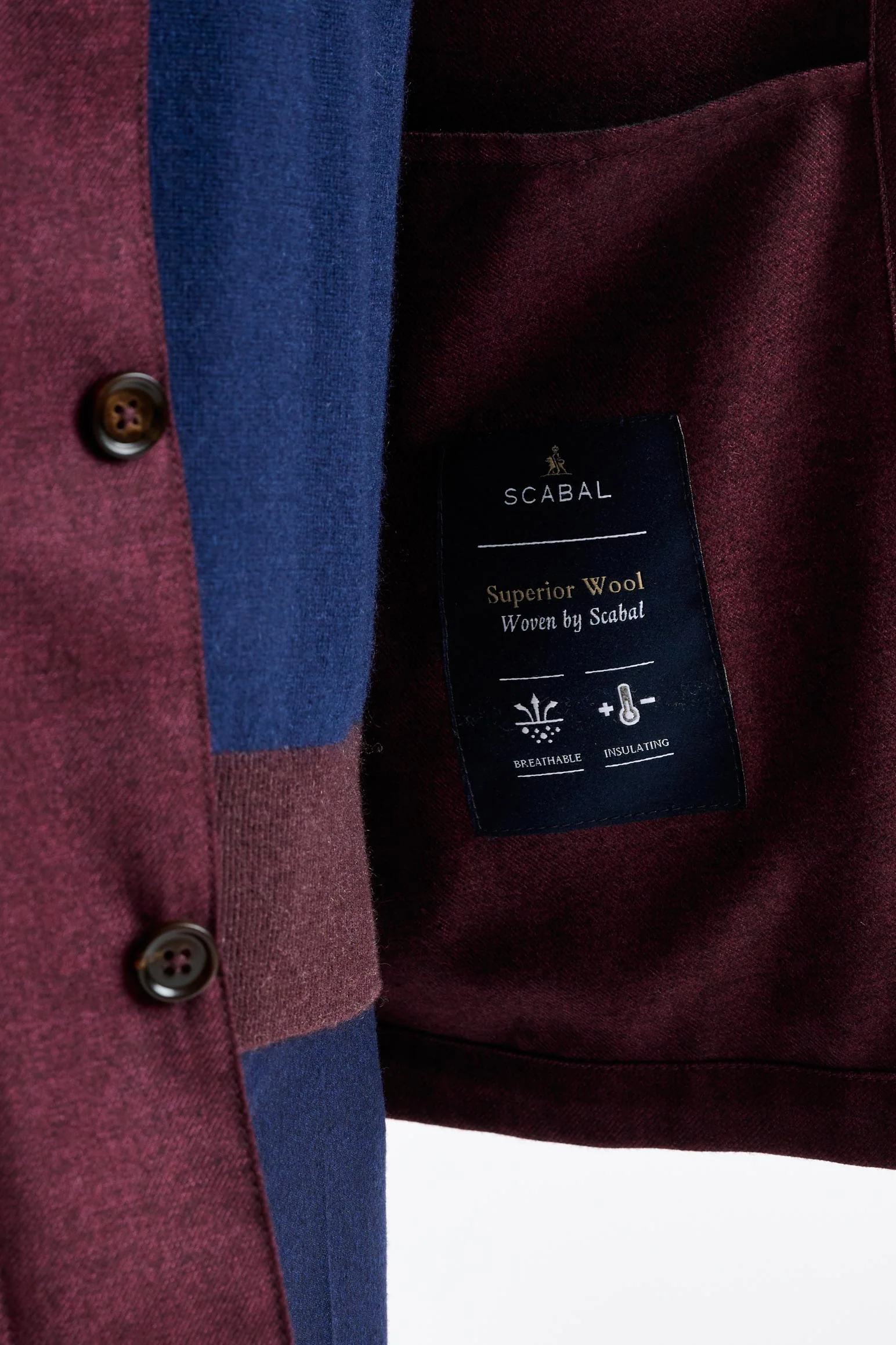 Red 100% Cashmere Overshirt Bliss - Image 3