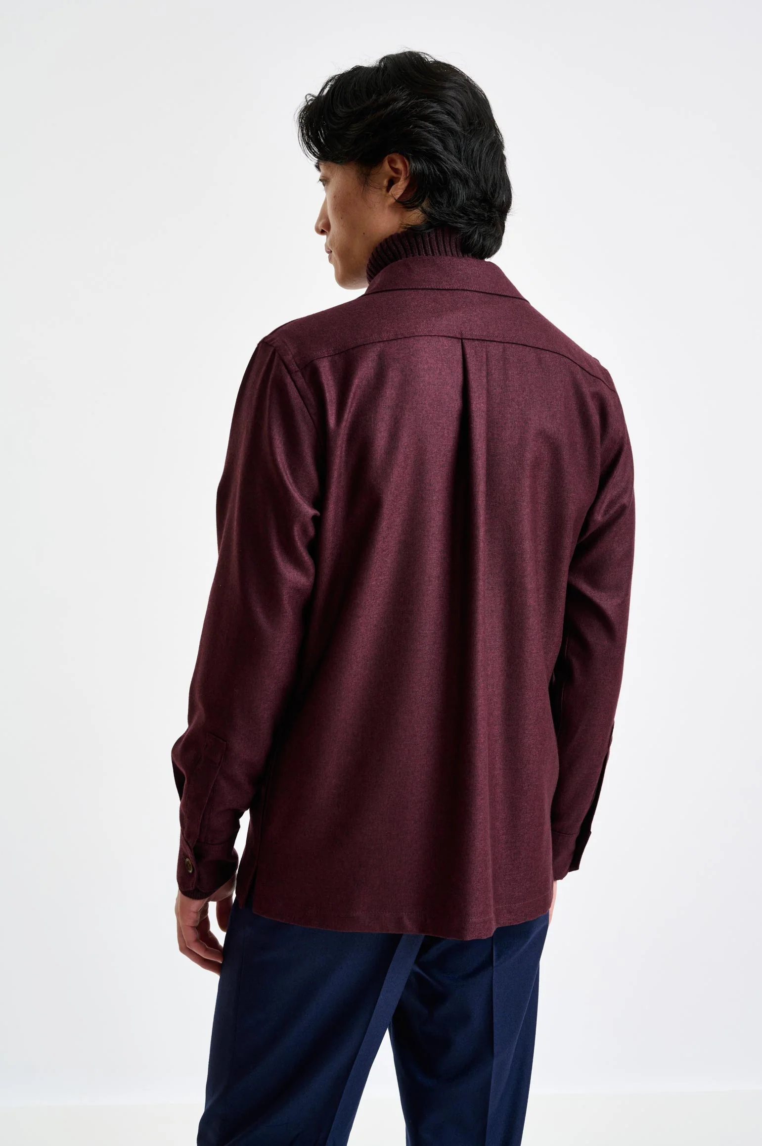 Red 100% Cashmere Overshirt Bliss - Image 6