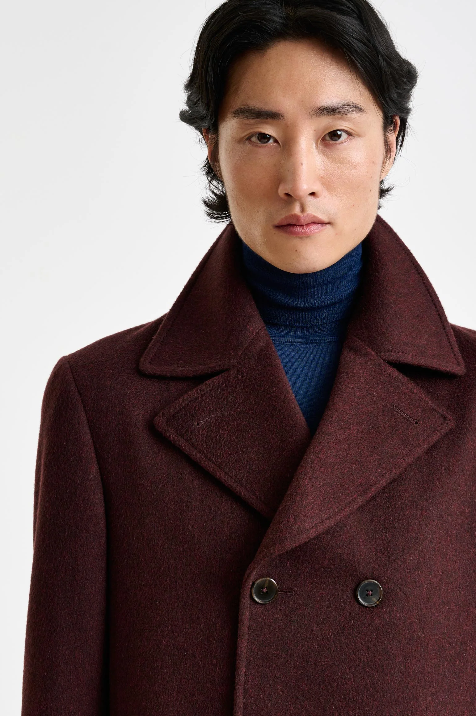 Red 100% Cashmere Sheffield Overcoat Zeus - Image 7