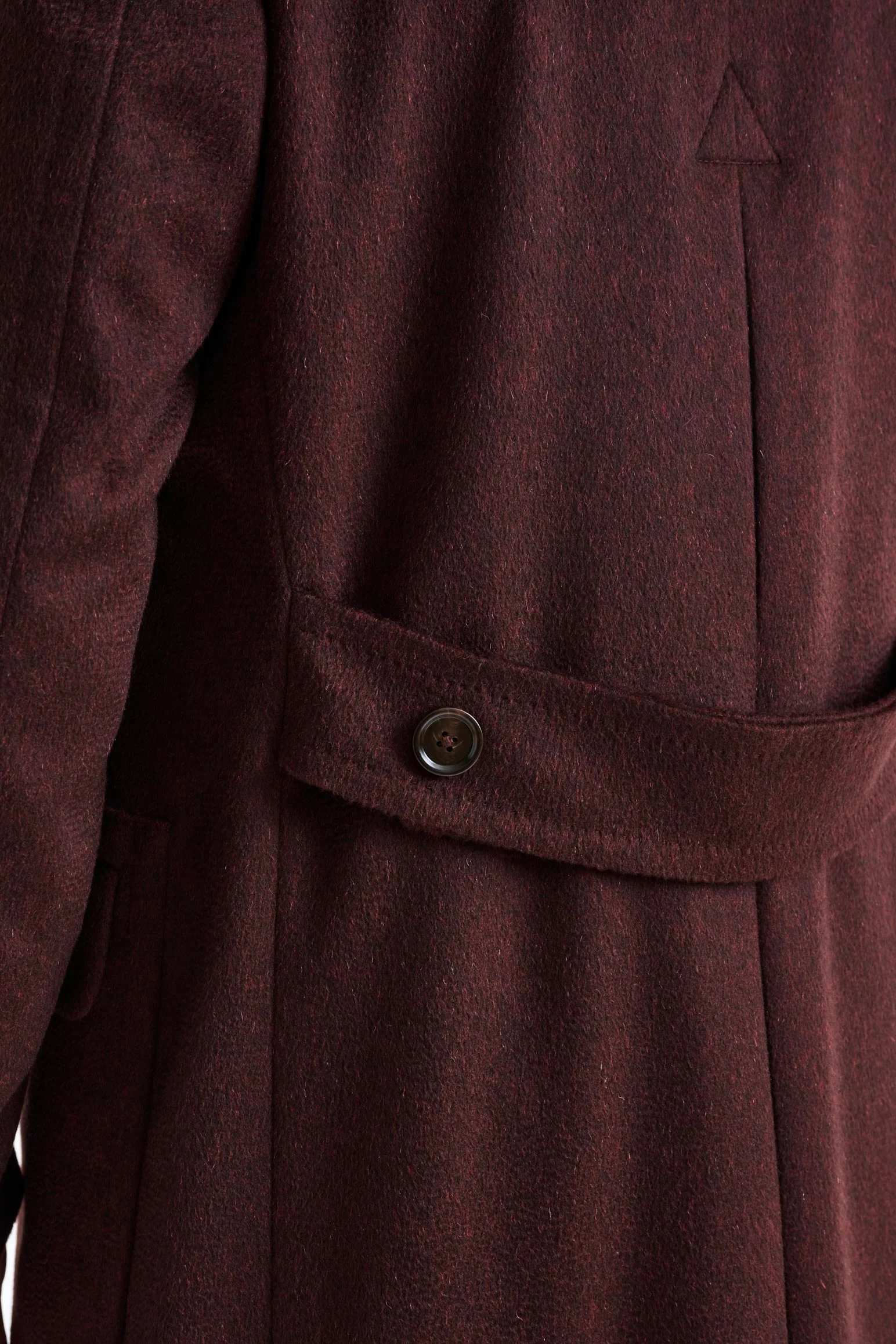 Red 100% Cashmere Winchester Overcoat Zeus - Image 5