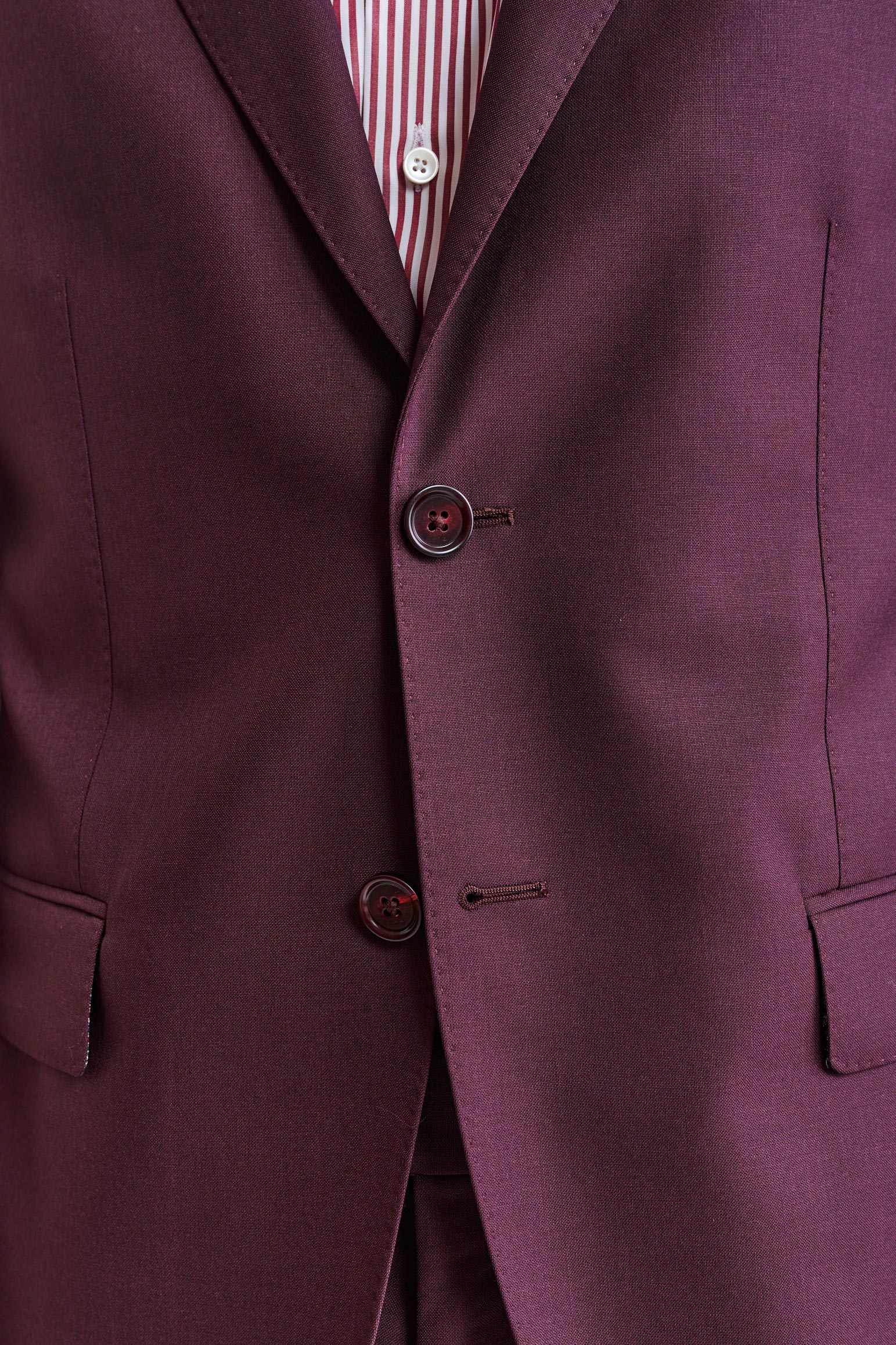 Red 100% Wool Kenton Jacket Capri - Image 3