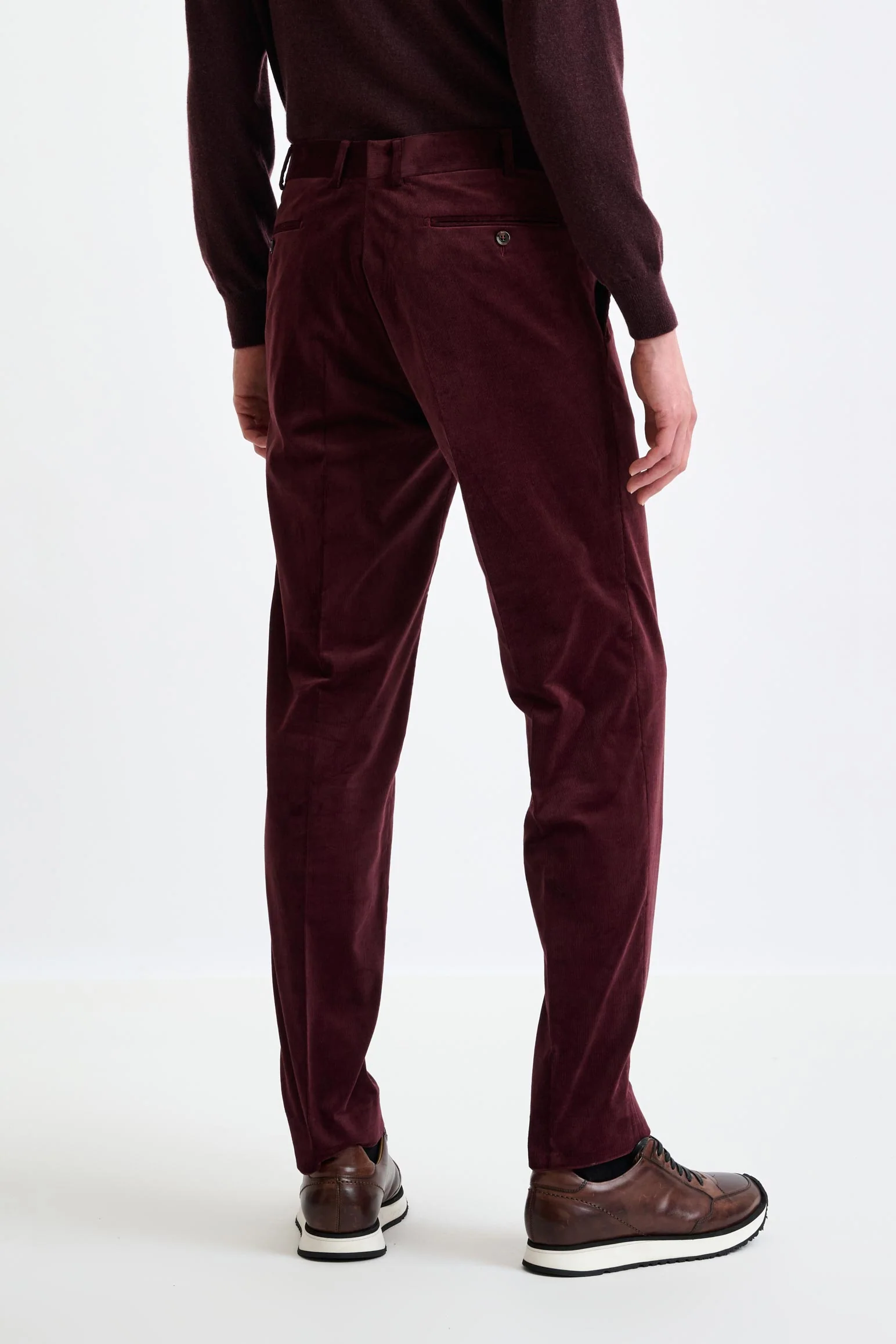 Red Cotton Farley Trouser Corduroy - Image 3