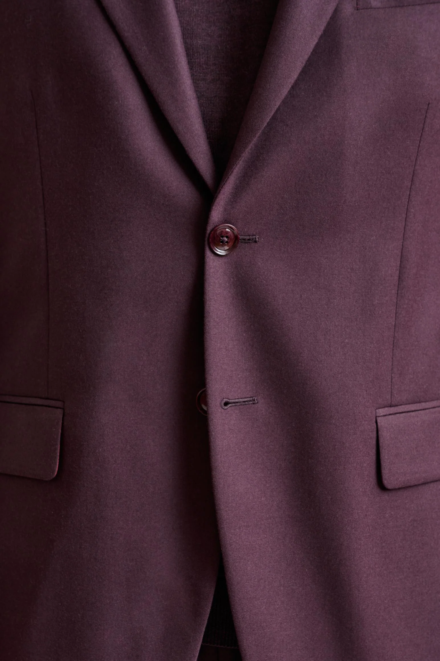 Red Super 160's Wool Kenton Suit Magus - Image 3