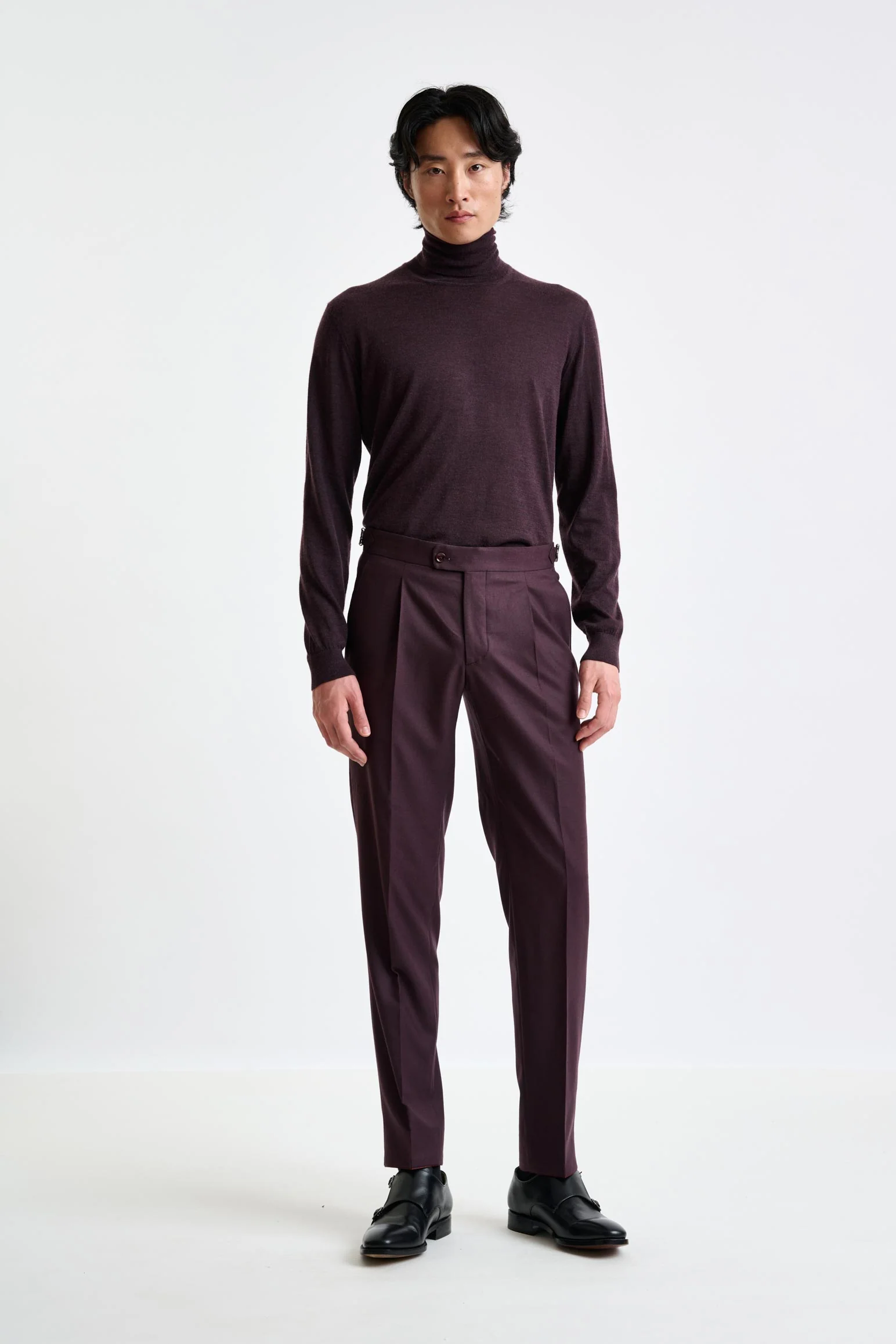Red Super 160's Wool Kenton Suit Magus - Image 9