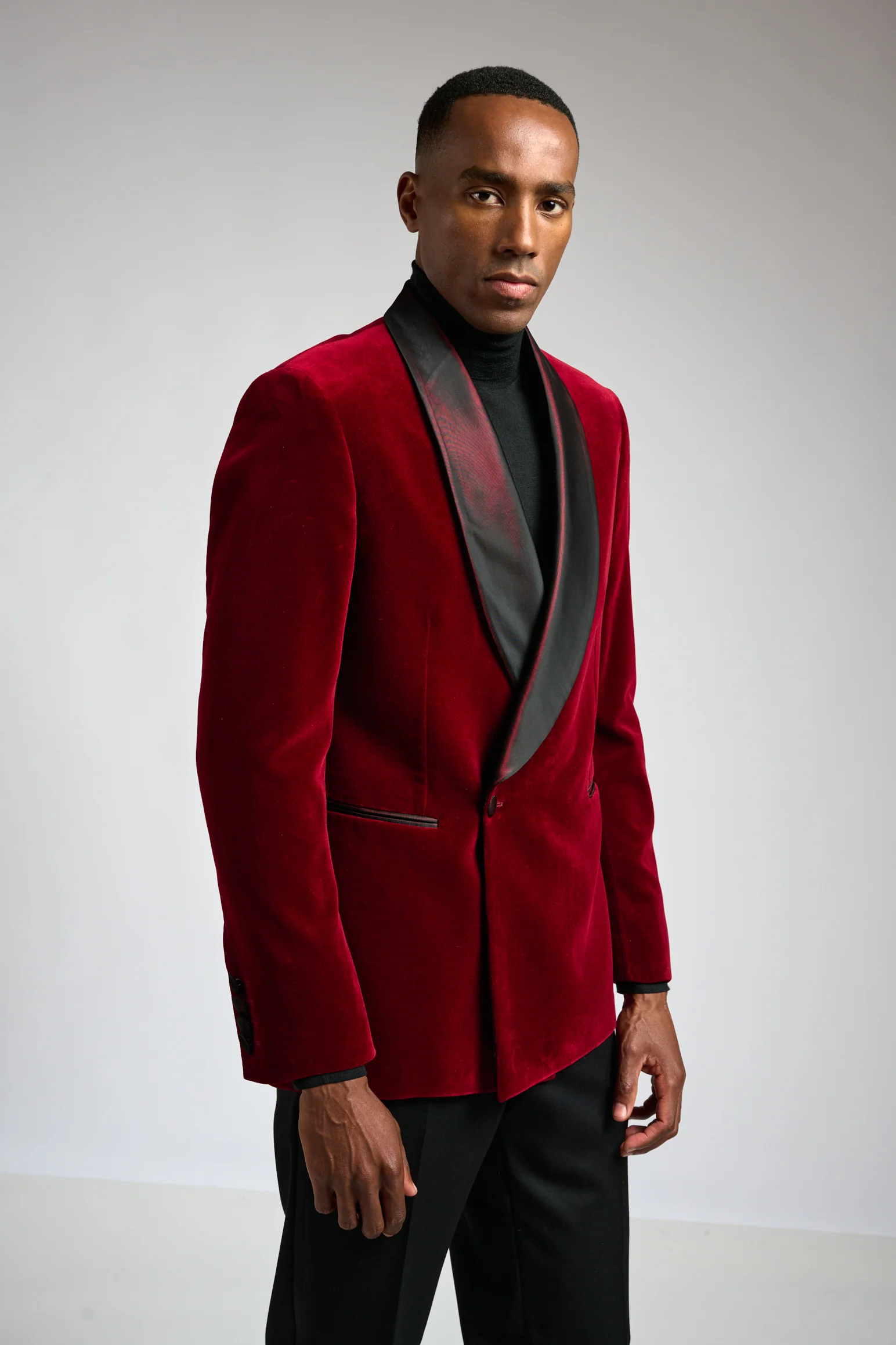 Red Soho Tuxedo Velvets