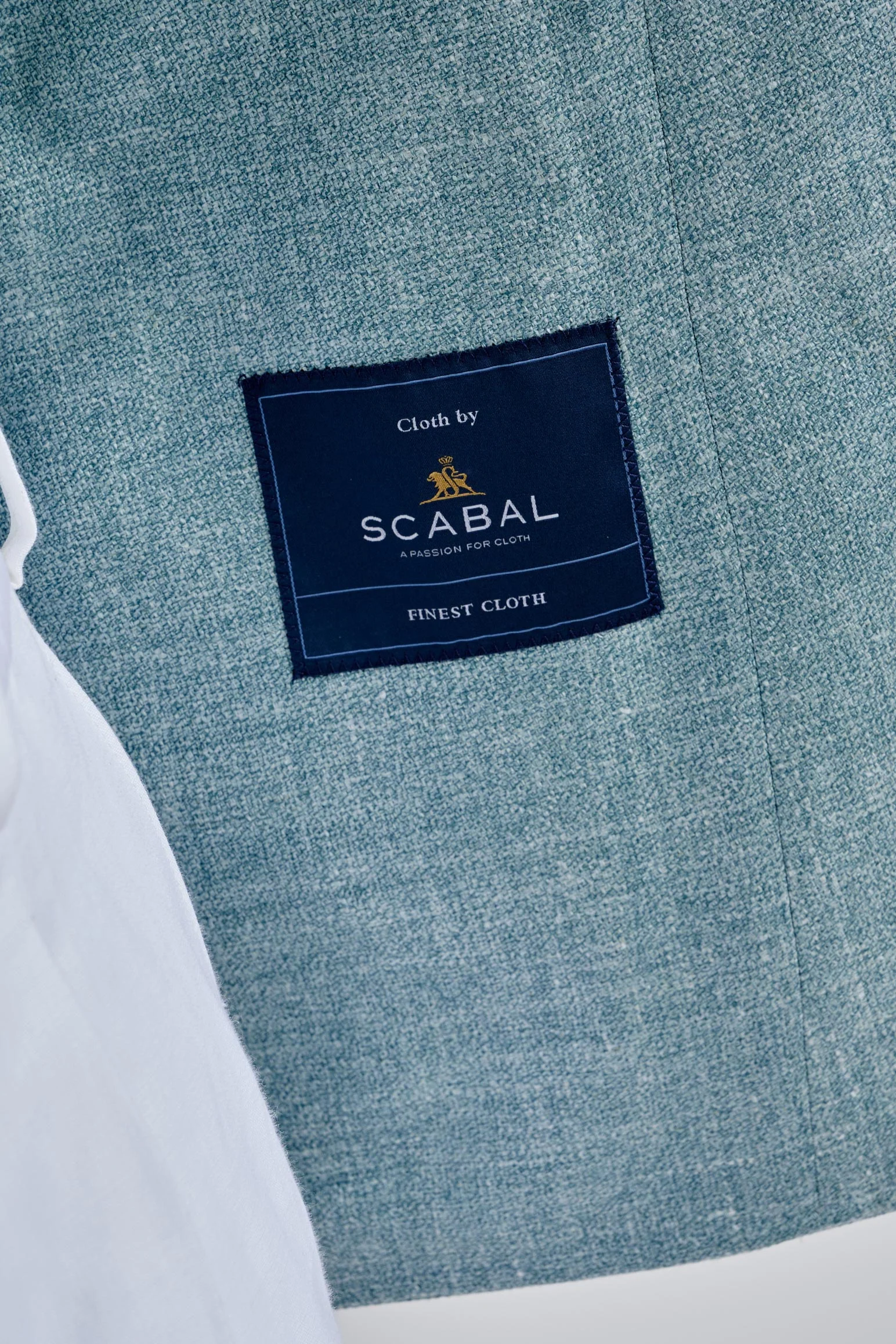Sage Green Silk & Linen Kenton Jacket Amalfi Trend - Image 4