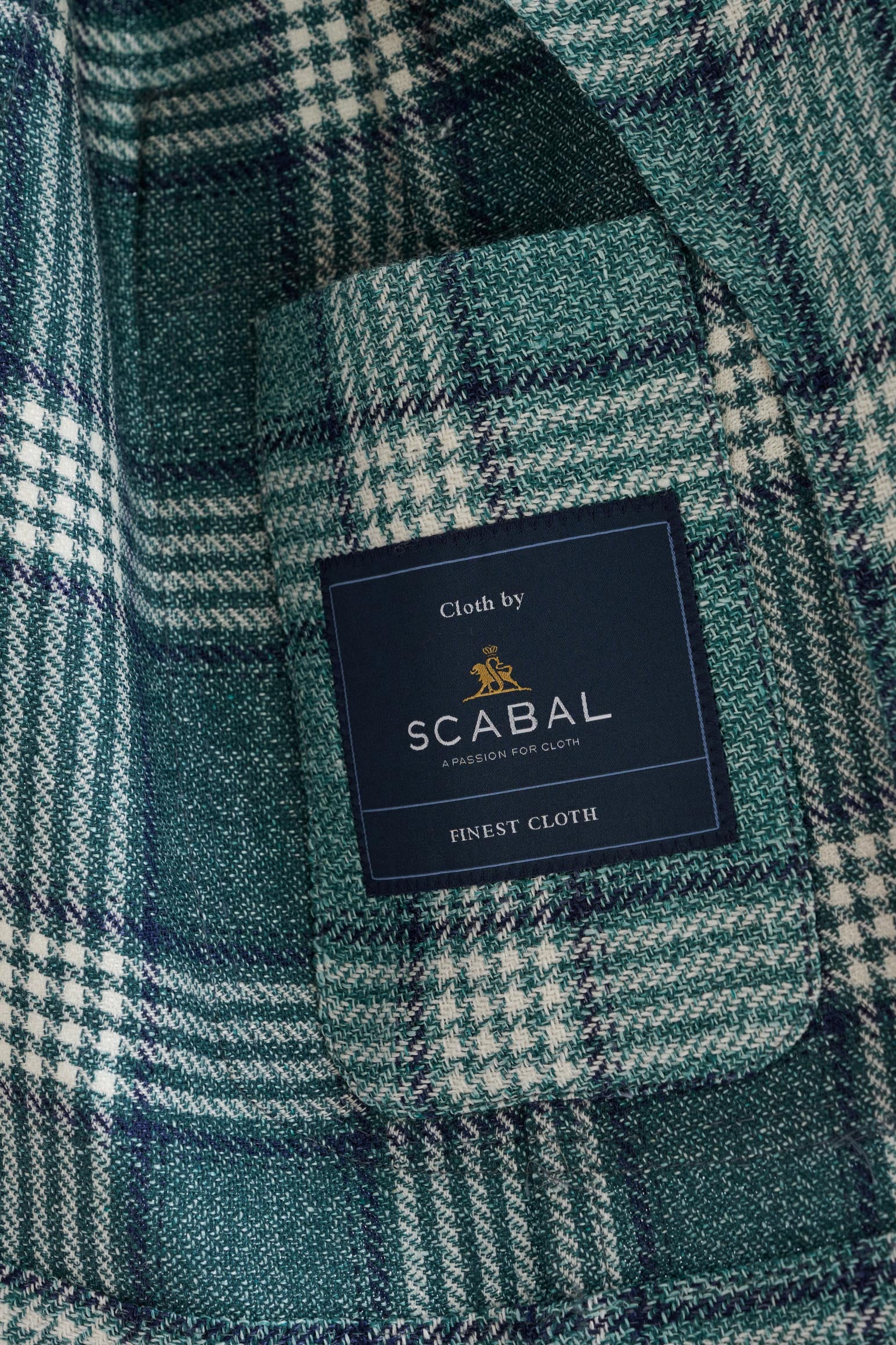 Sage Green Wool & Linen Kenton Jacket Amalfi Trend - Image 4