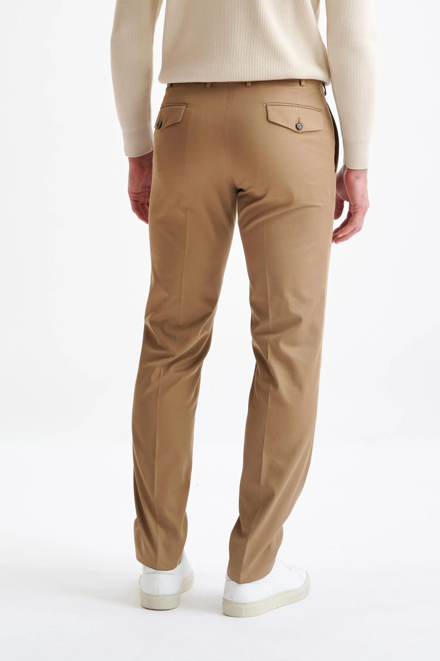 Sand Cotton Farley Trousers Cashmere Cotton - Image 5