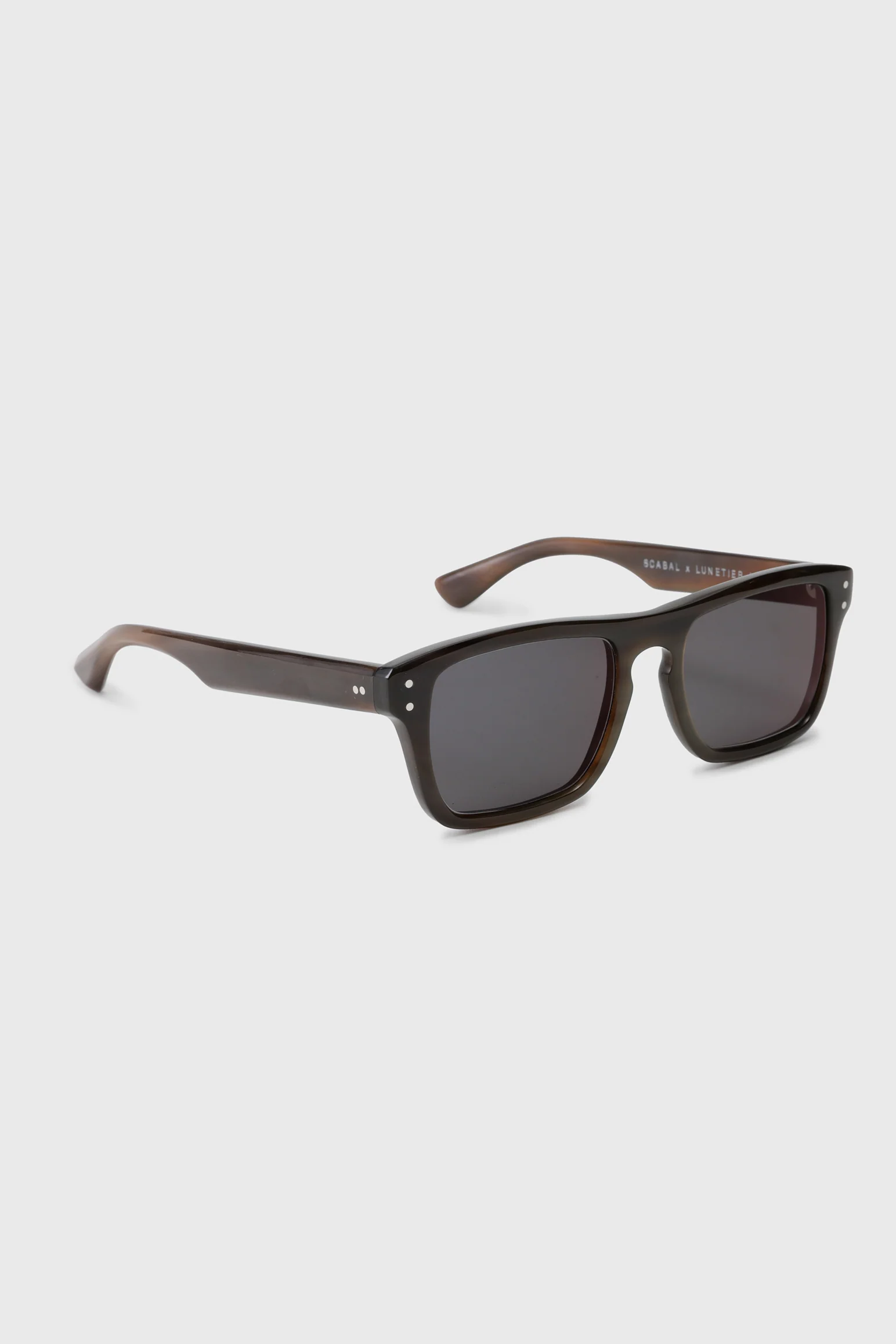 SCABAL X LUNETIER LUDOVIC HANDMADE SUNGLASSES SALCOMBE BROWN - Image 2