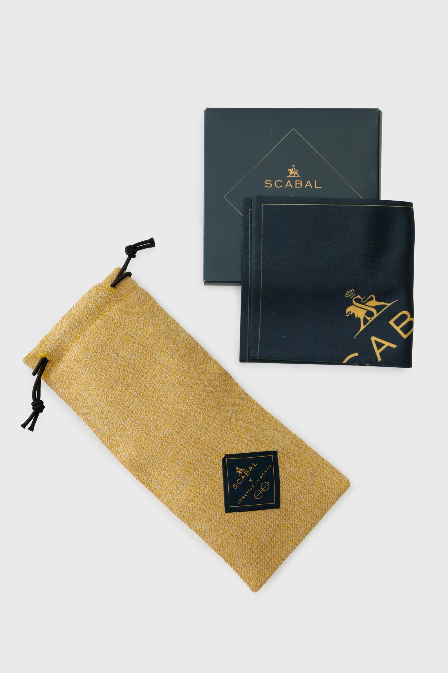 SCABAL X LUNETIER LUDOVIC HANDMADE SUNGLASSES FRINTON BLACK - Image 9