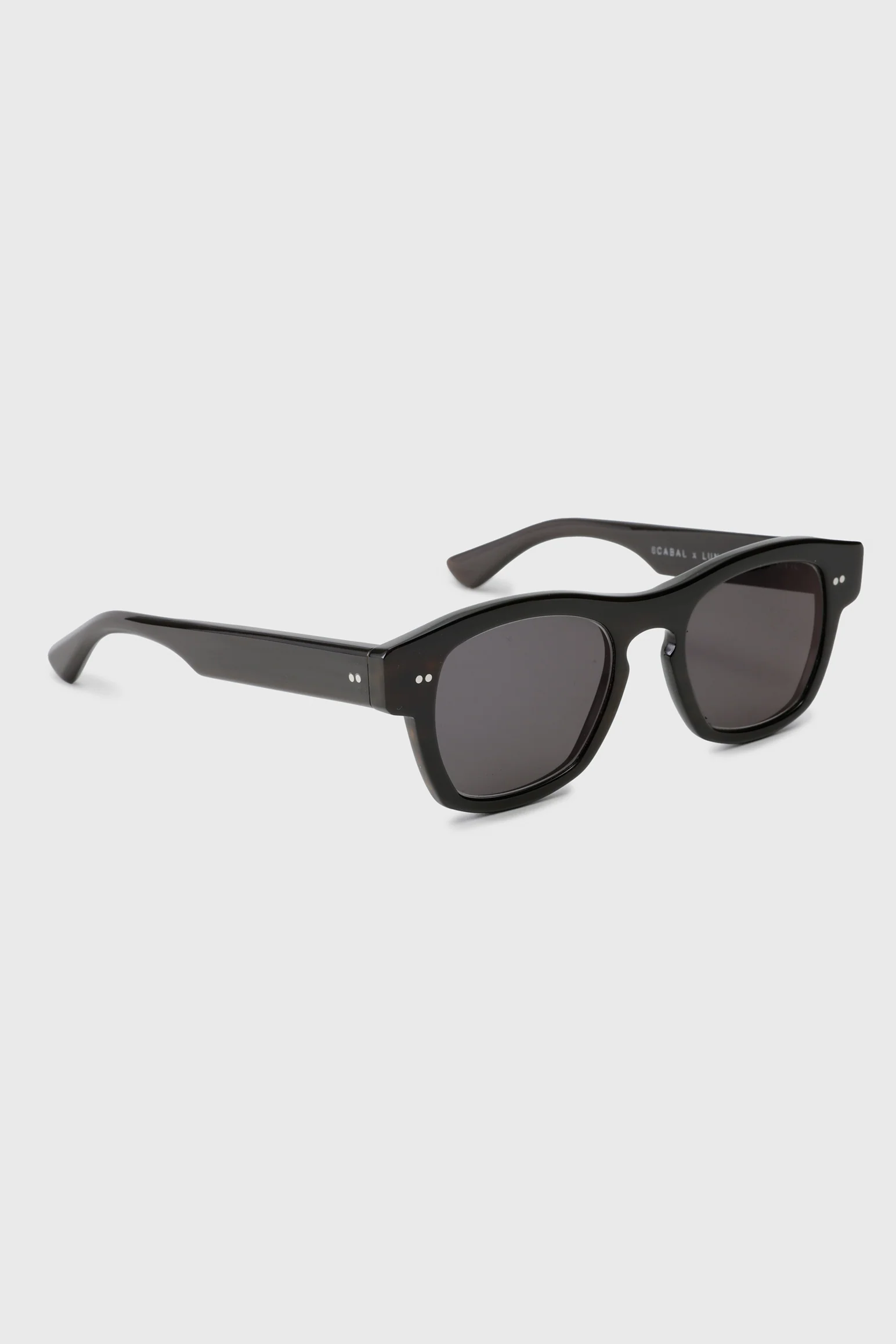 SCABAL X LUNETIER LUDOVIC HANDMADE SUNGLASSES TORQUAY BLACK - Image 2