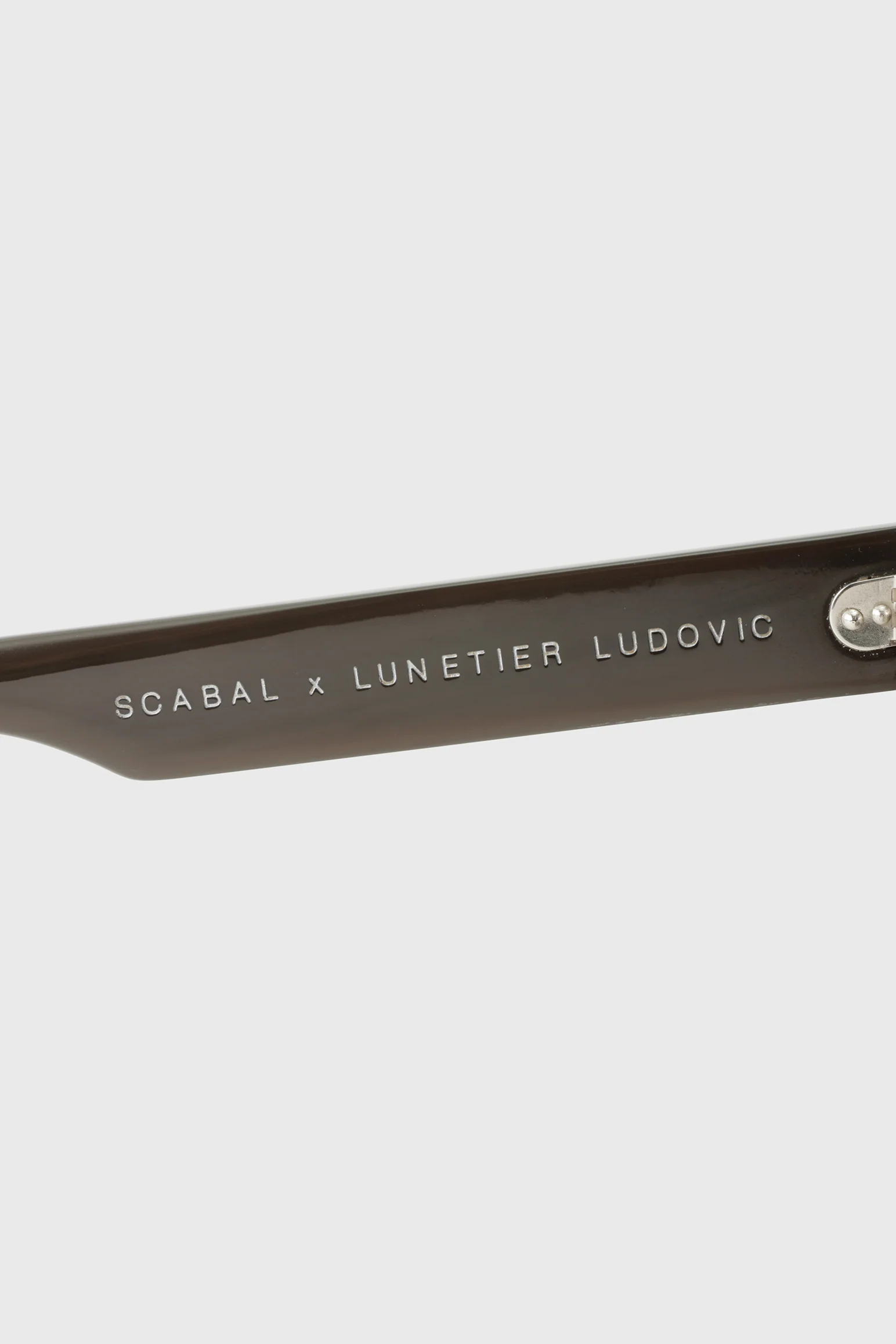 SCABAL X LUNETIER LUDOVIC HANDMADE SUNGLASSES TORQUAY BLACK - Image 4