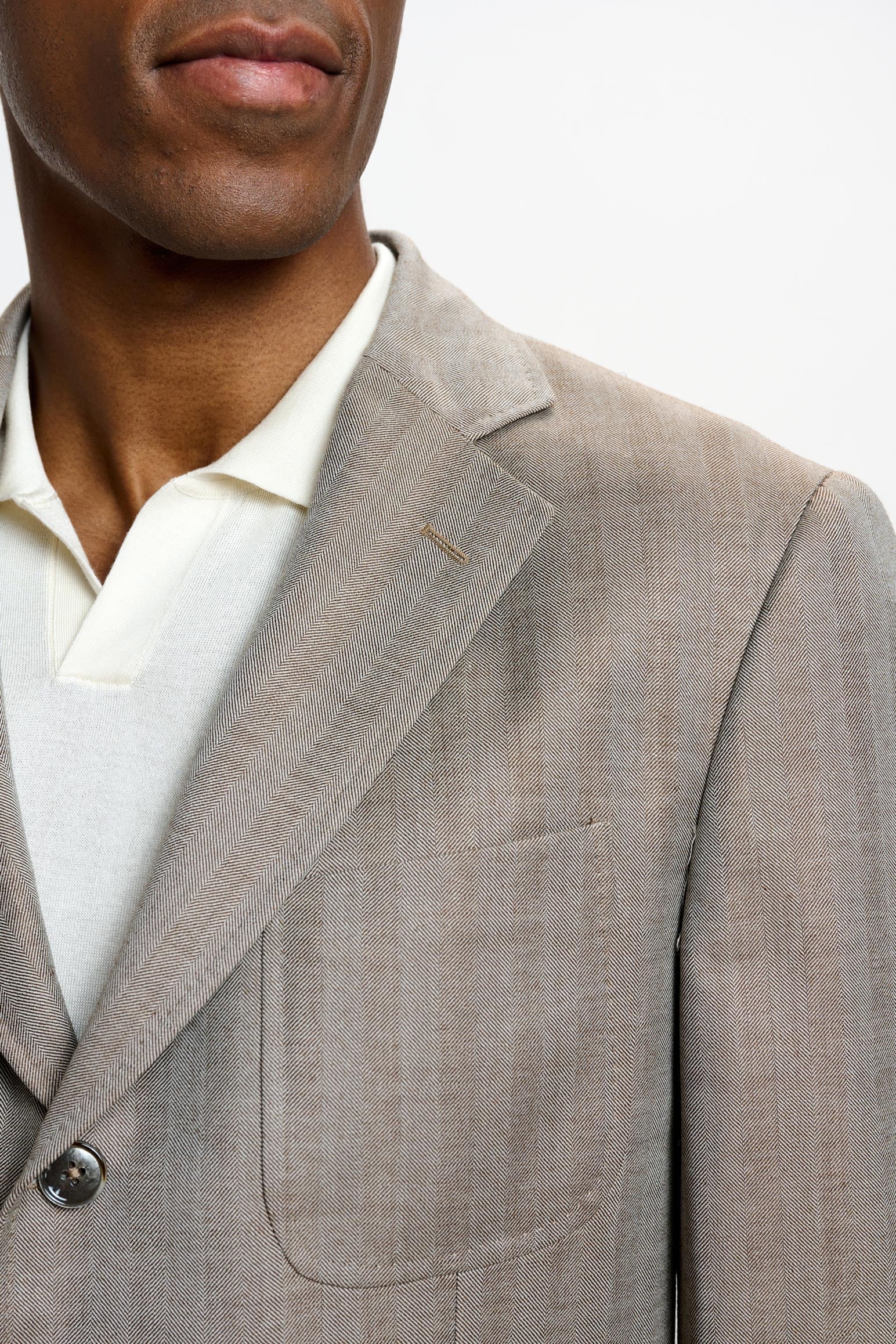 Herringbone Grey Soho Jacket Rhapsody - Image 6