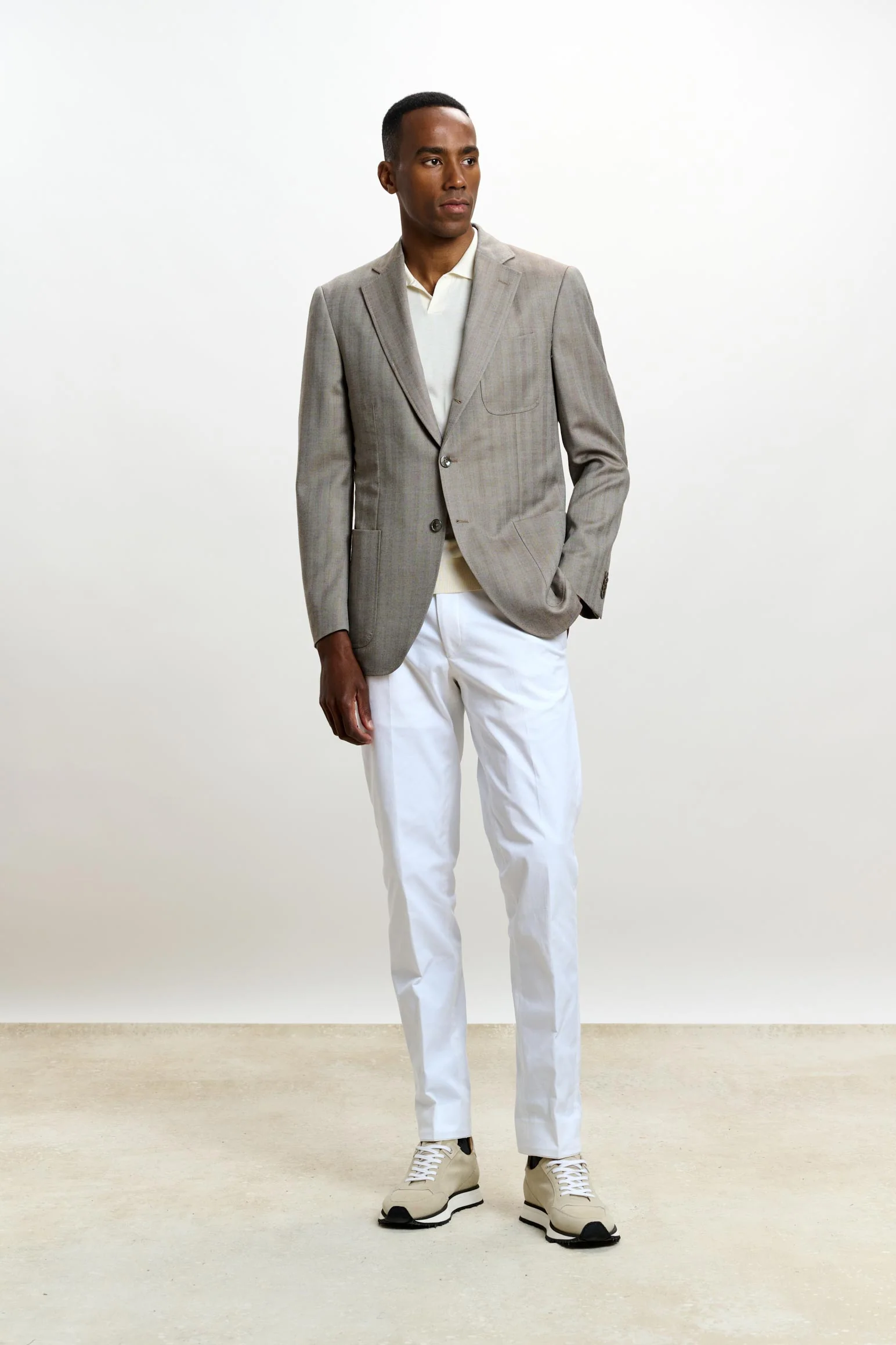 Herringbone Grey Soho Jacket Rhapsody - Image 7