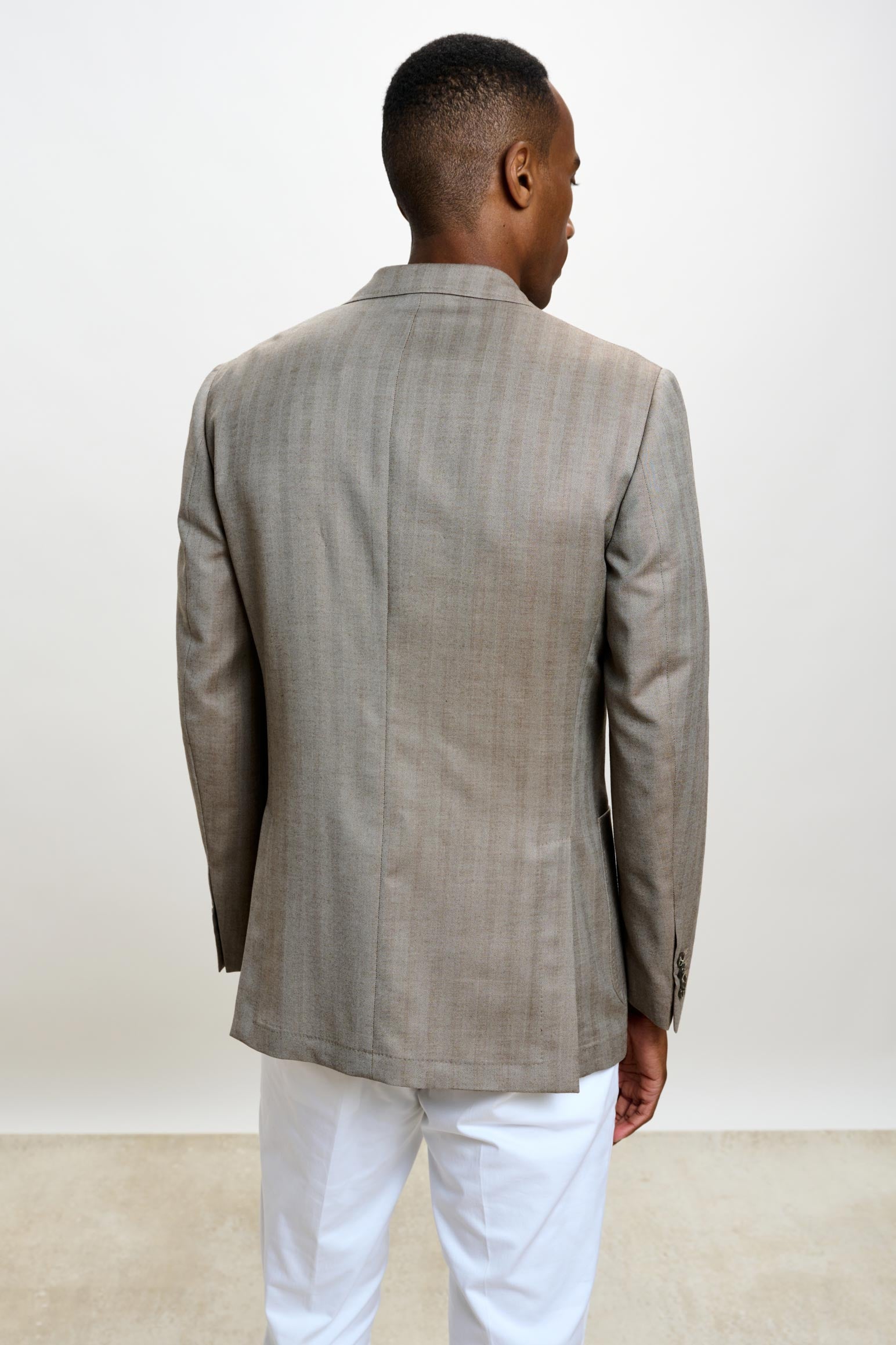 Herringbone Grey Soho Jacket Rhapsody - Image 9