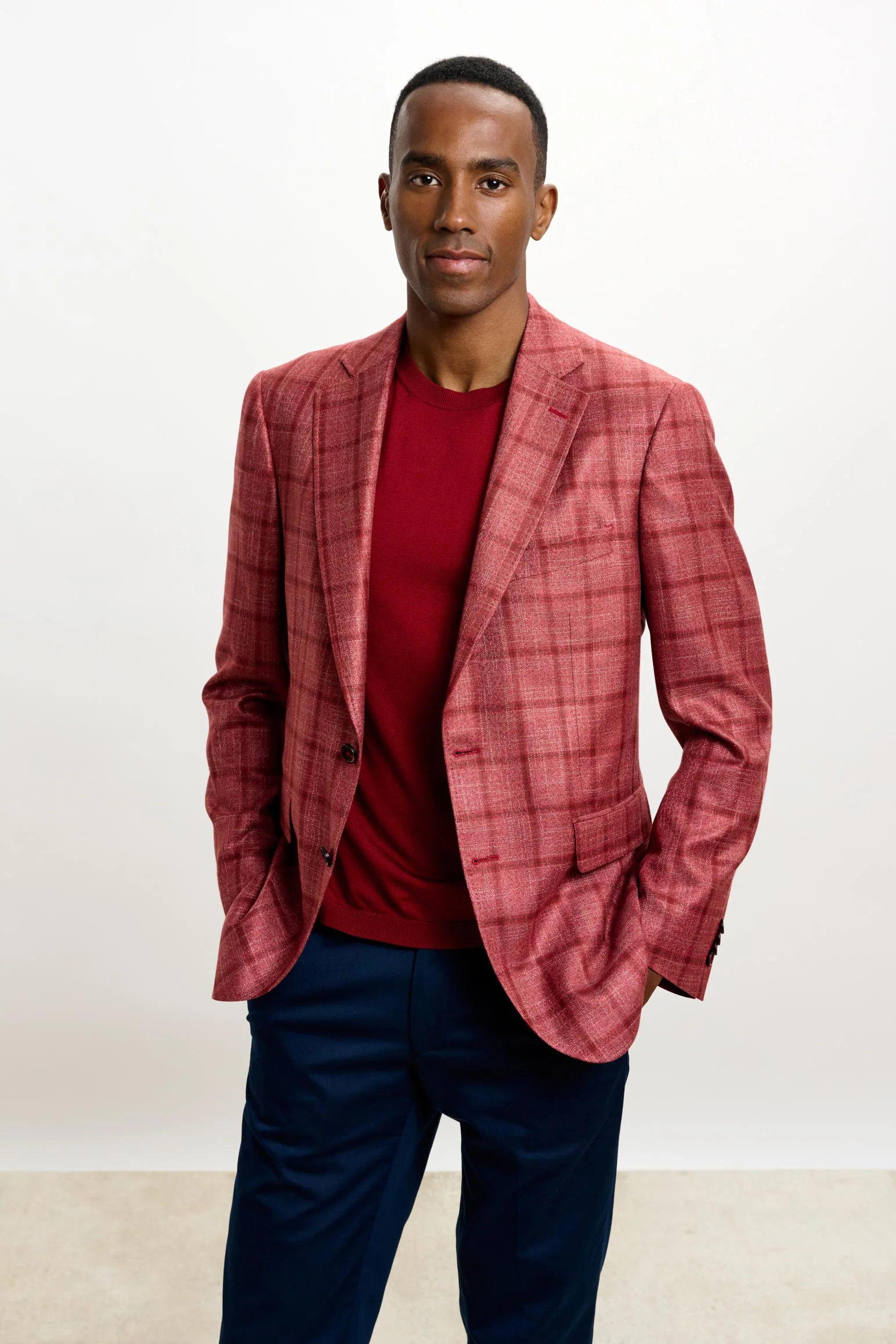 Red Check Soho Jacket Taormina