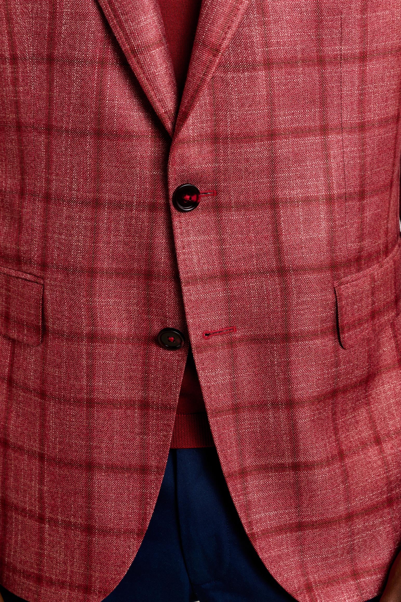 Red Check Soho Jacket Taormina - Image 3