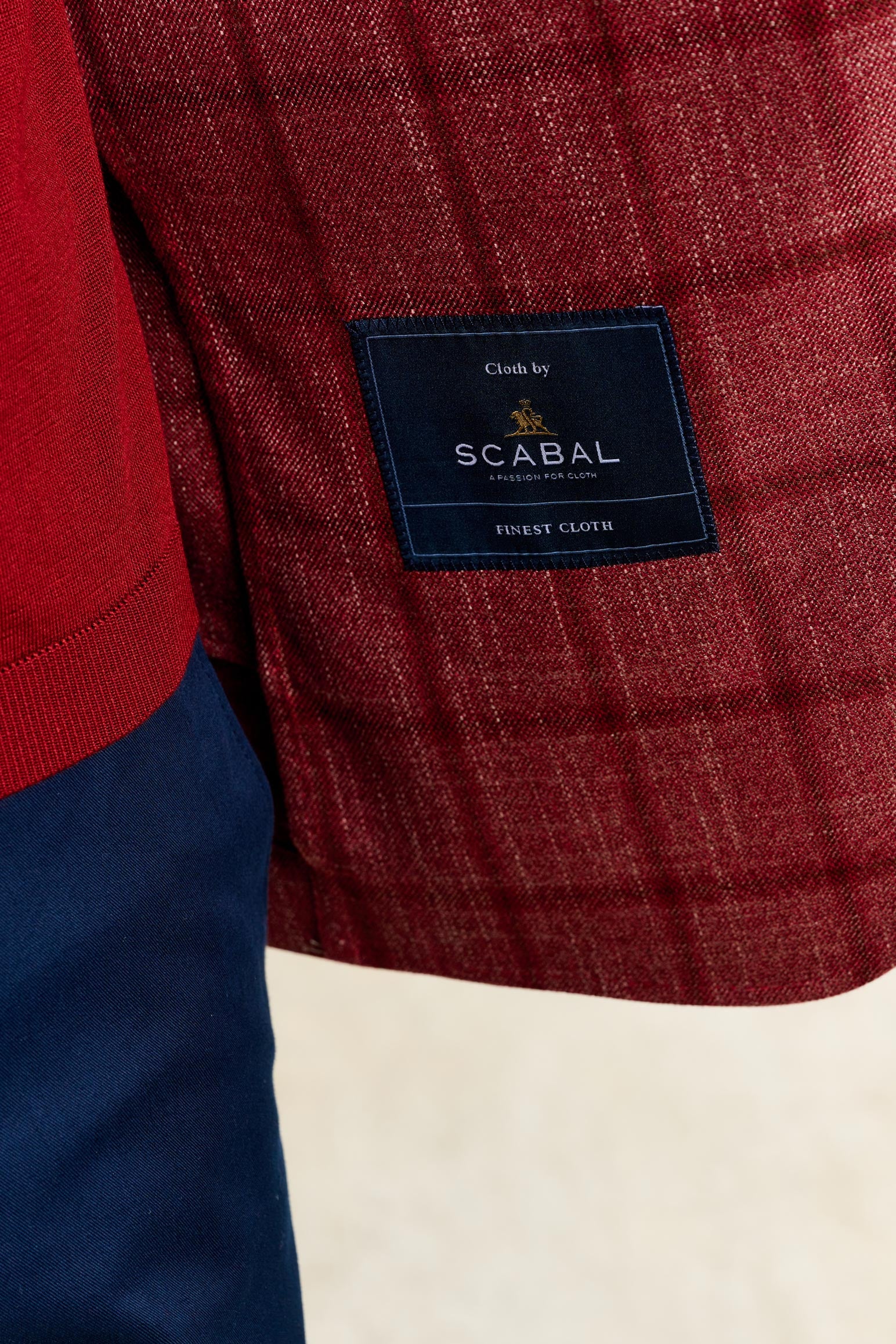 Red Check Soho Jacket Taormina - Image 4