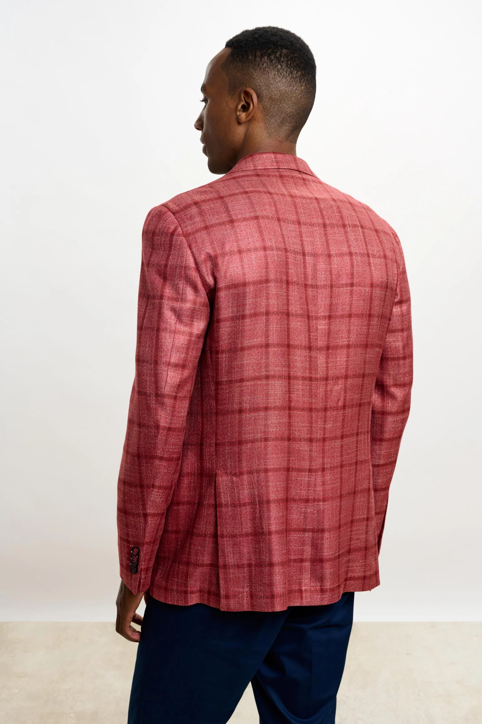 Red Check Soho Jacket Taormina - Image 8
