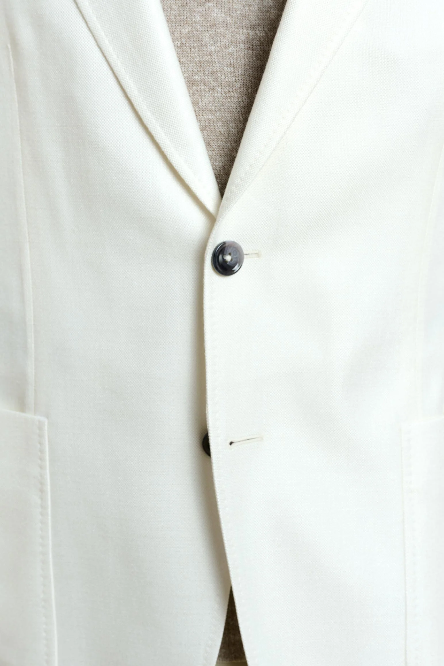 Plain Off-white Soho Jacket Taormina - Image 3