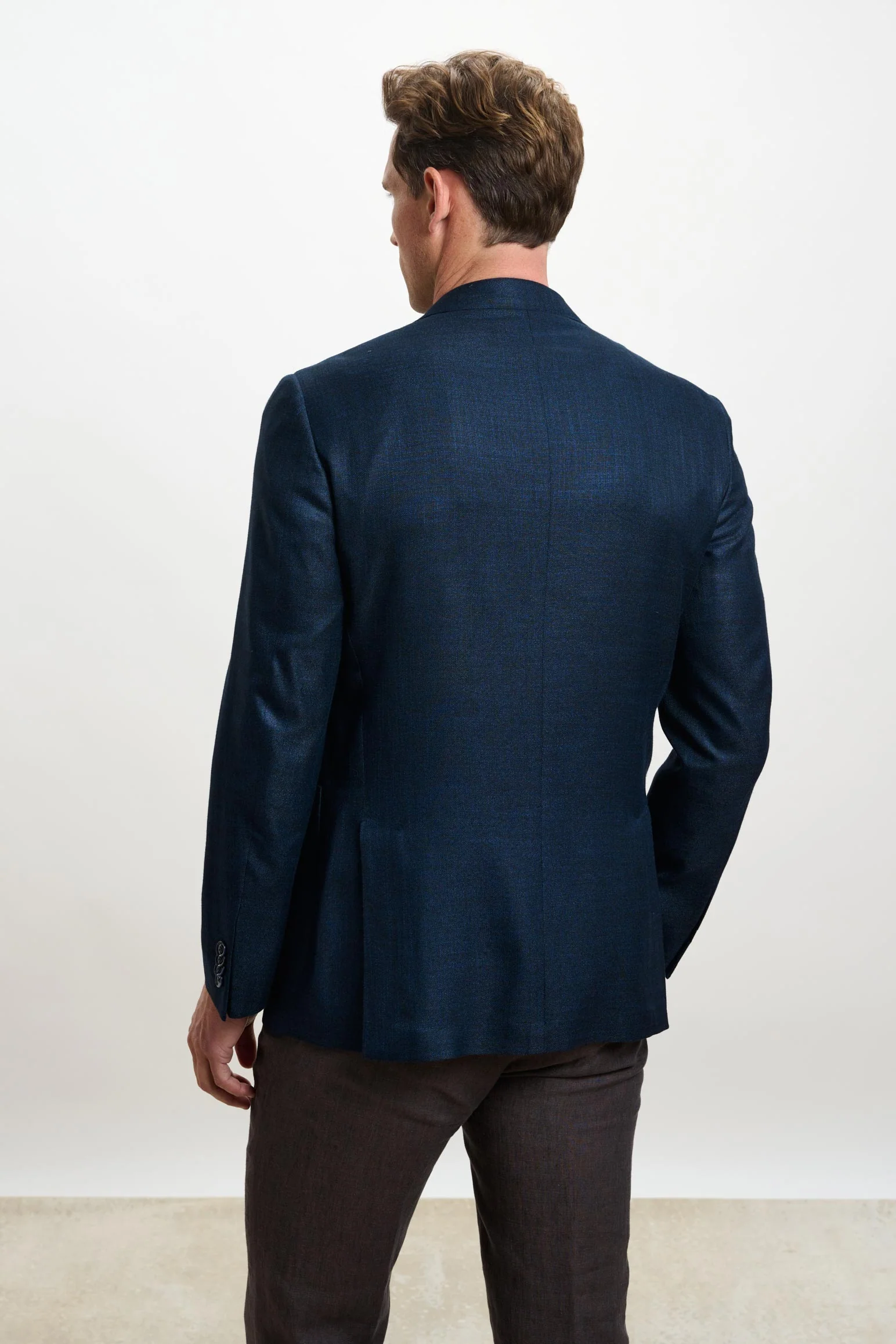 Plain Navy Soho Jacket Taormina - Image 6
