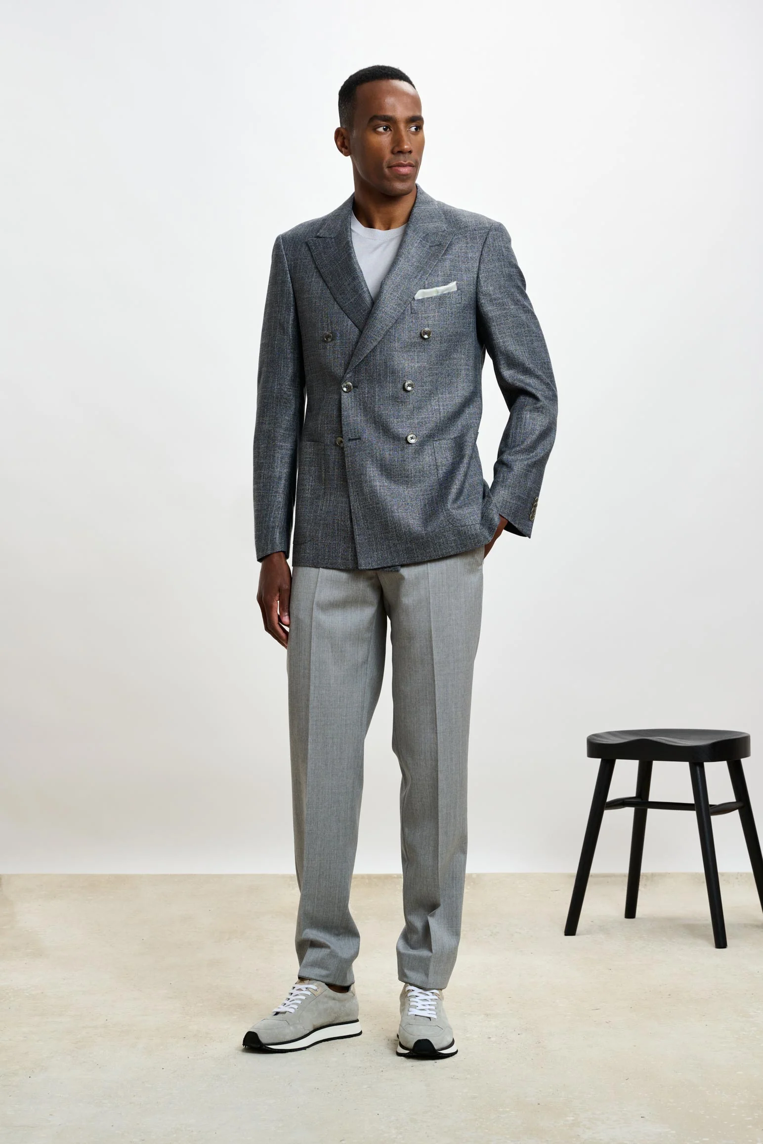 Plain Grey Soho Jacket Taormina - Image 8
