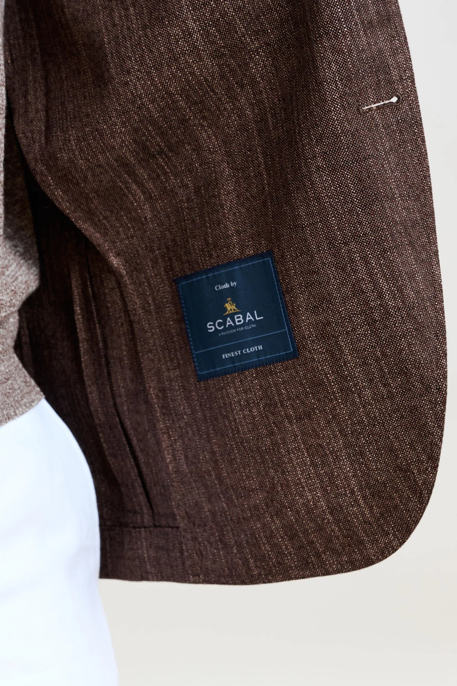 Plain Tobacco Soho Jacket Taormina - Image 3