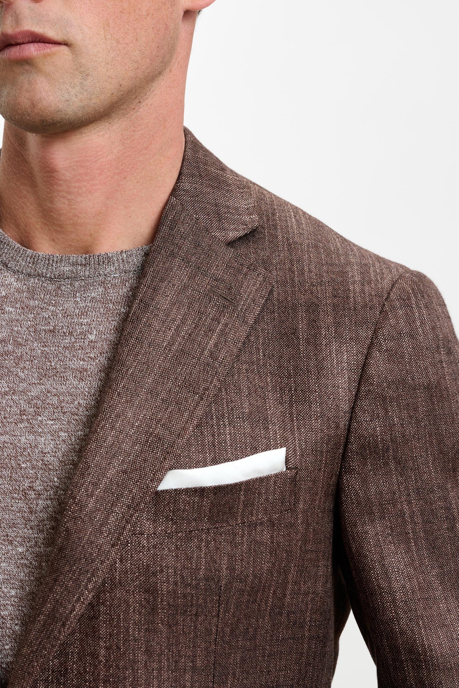 Plain Tobacco Soho Jacket Taormina - Image 4
