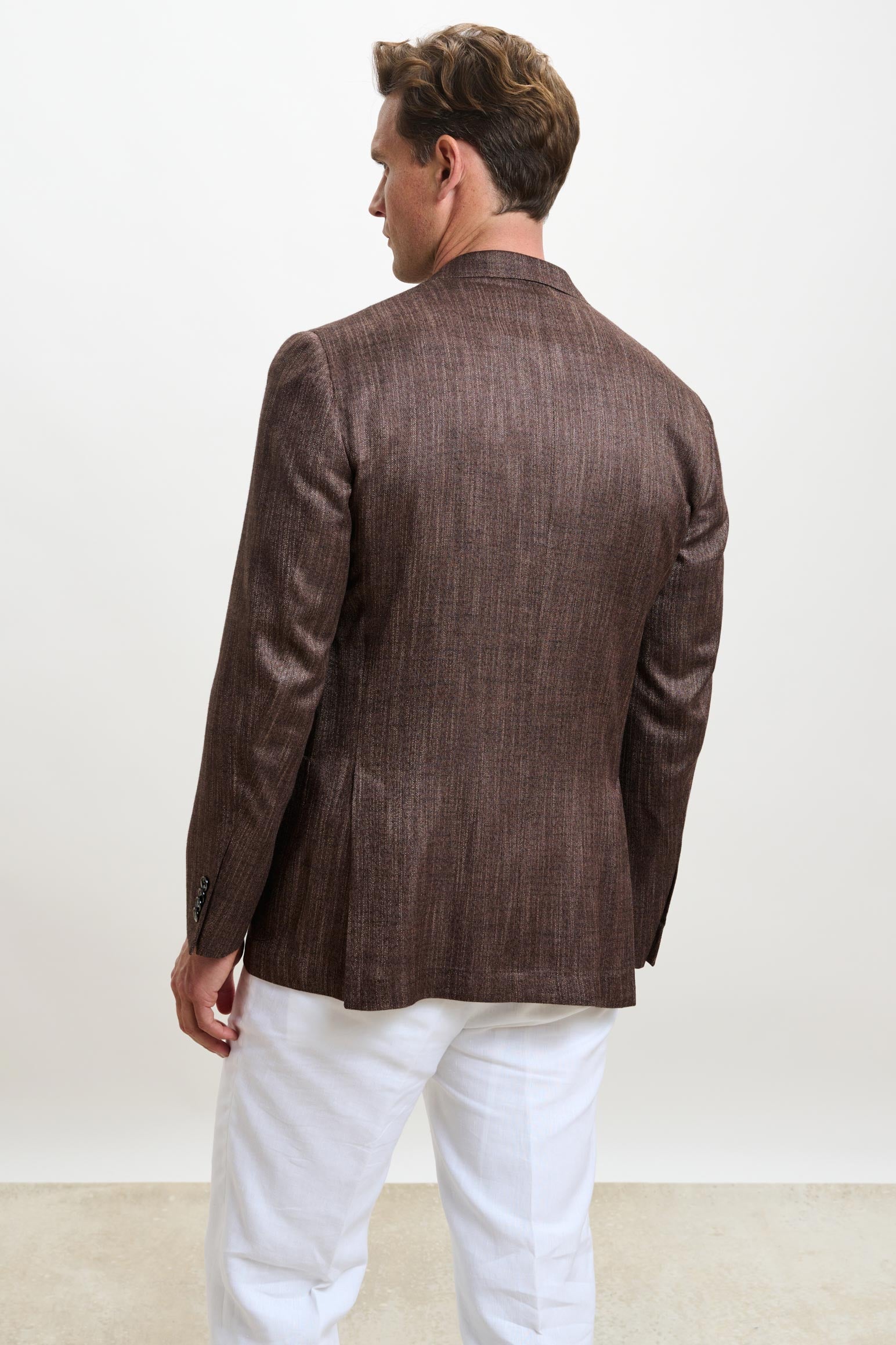 Plain Tobacco Soho Jacket Taormina - Image 7