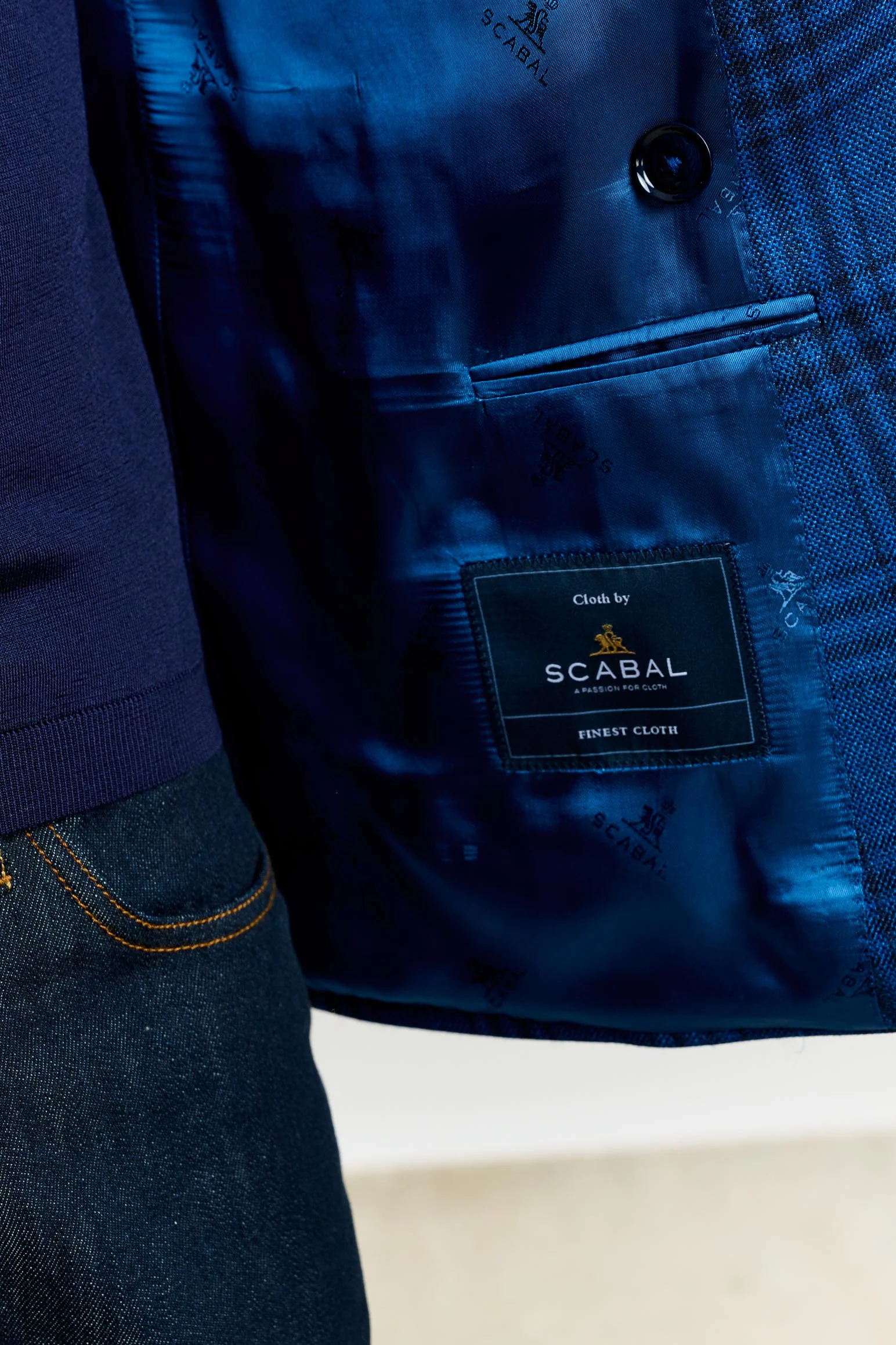 Strong Blue Check Soho Jacket Taormina - Image 3