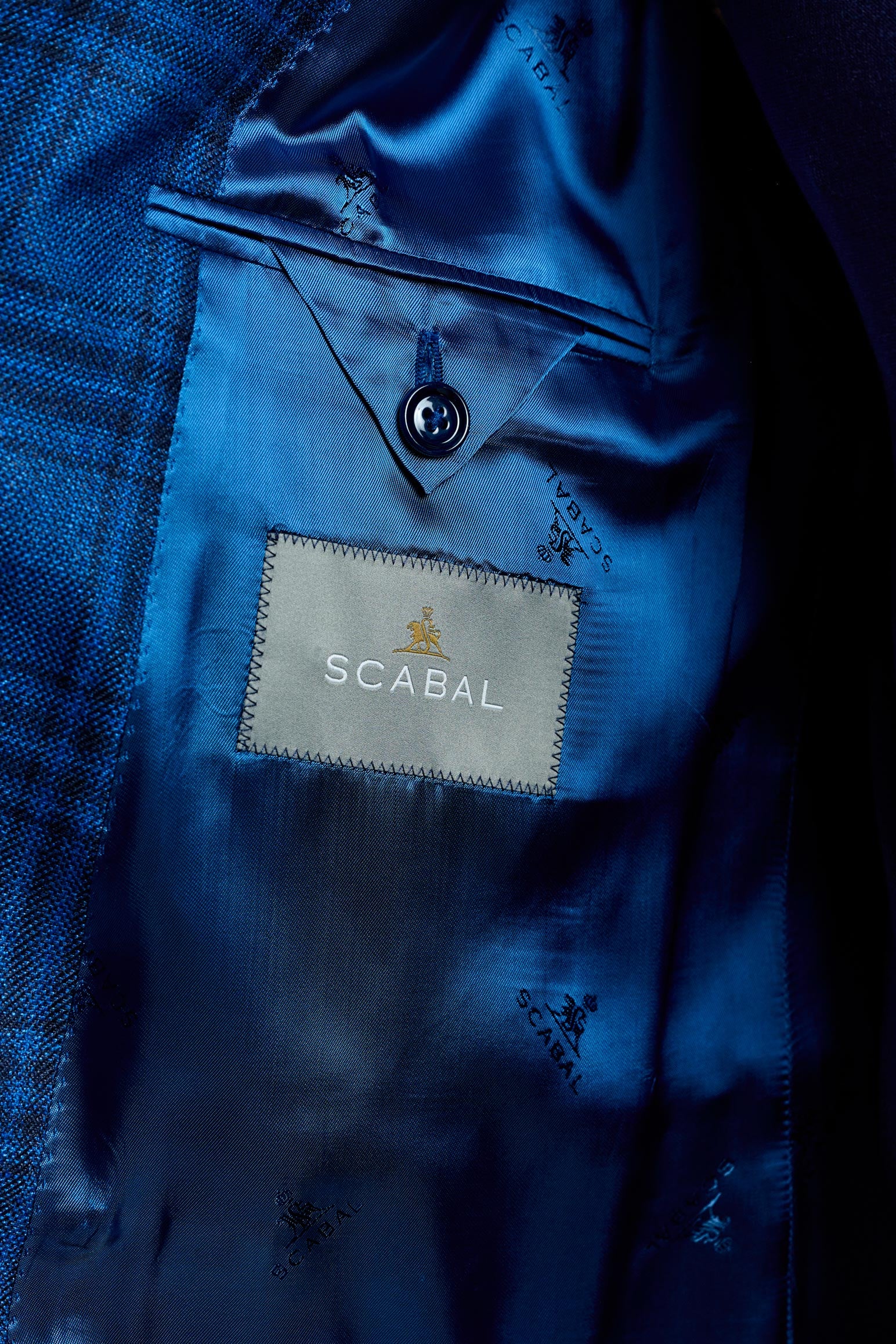 Strong Blue Check Soho Jacket Taormina - Image 4