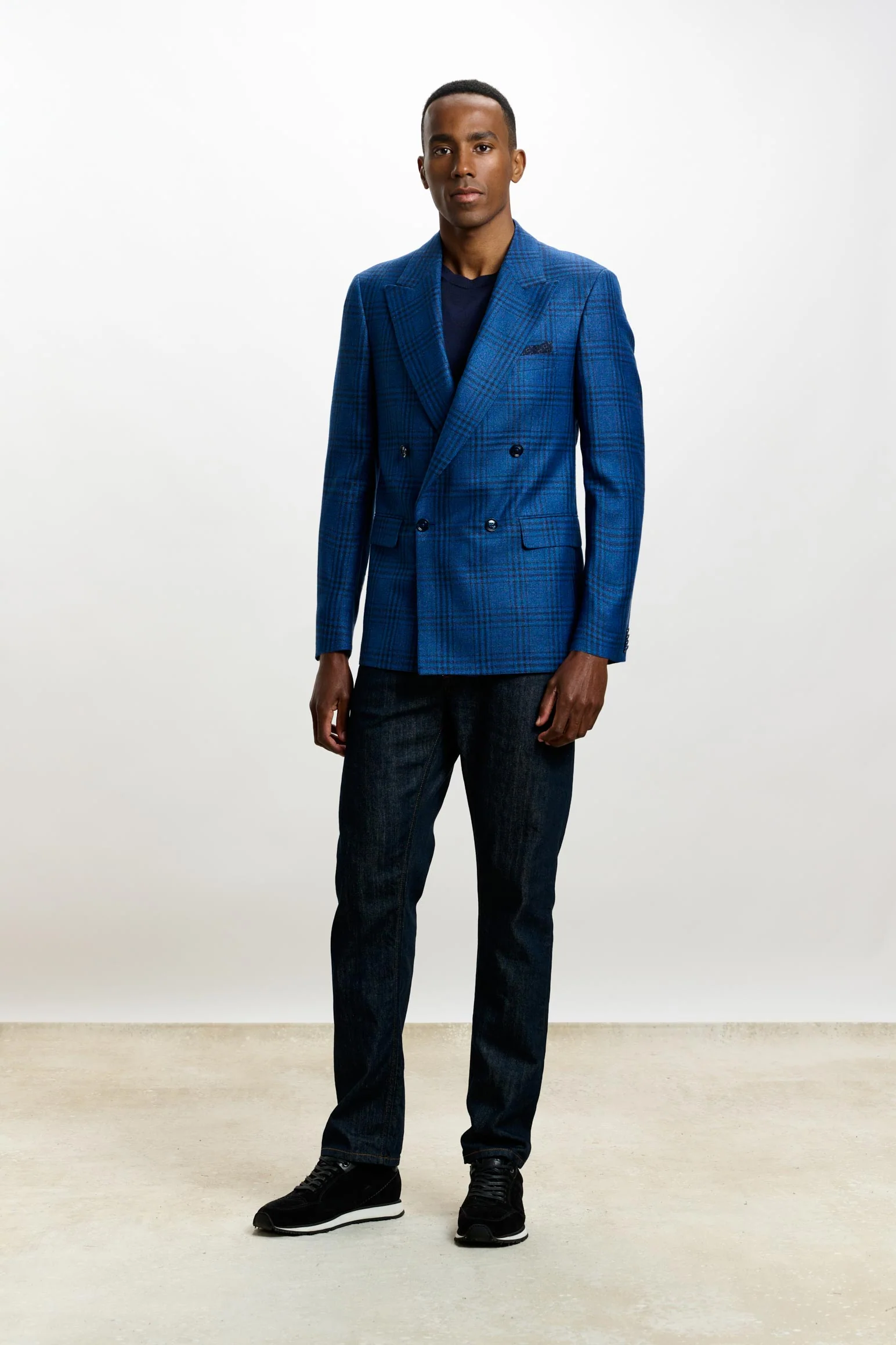 Strong Blue Check Soho Jacket Taormina - Image 5