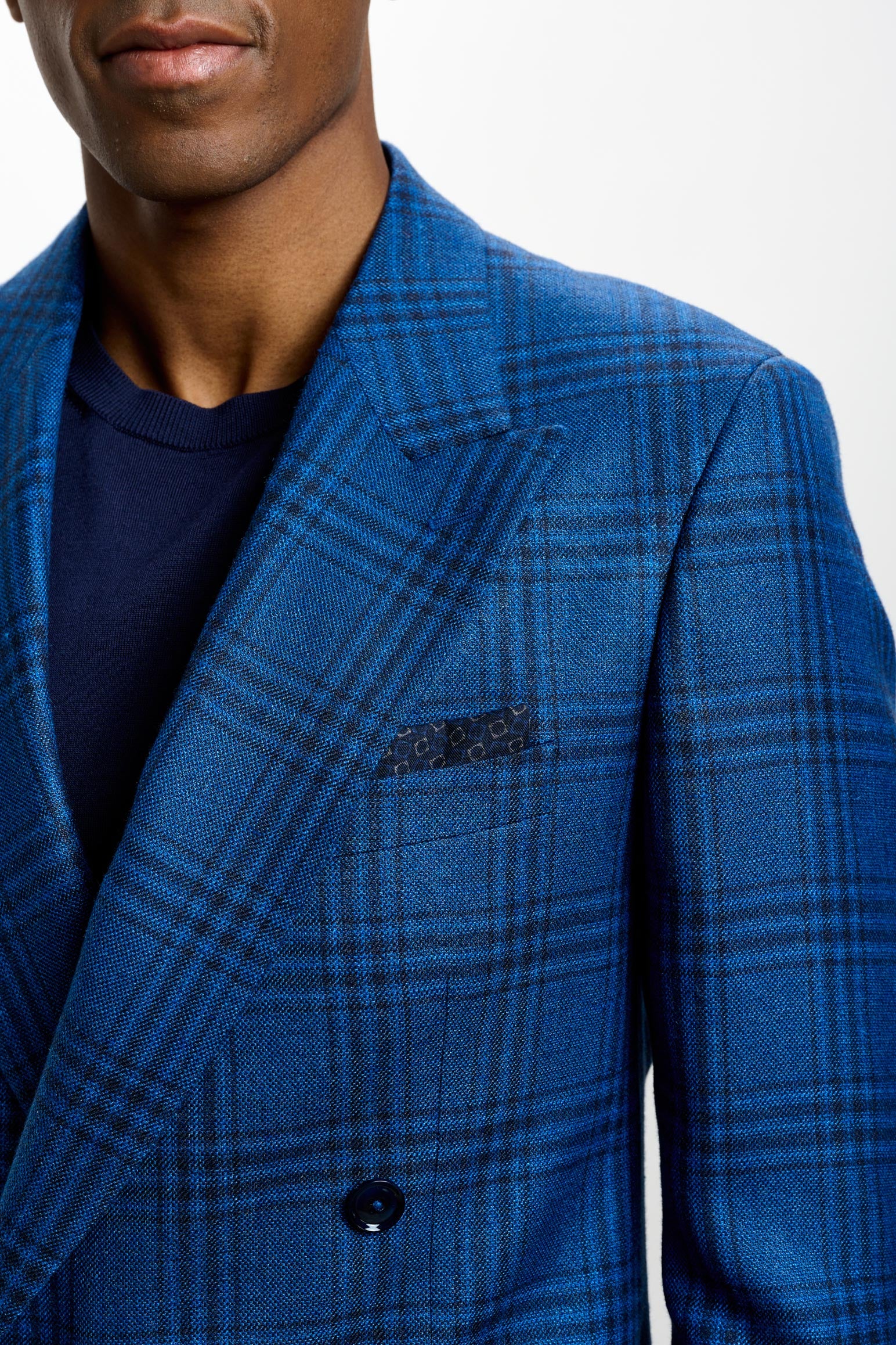 Strong Blue Check Soho Jacket Taormina - Image 6