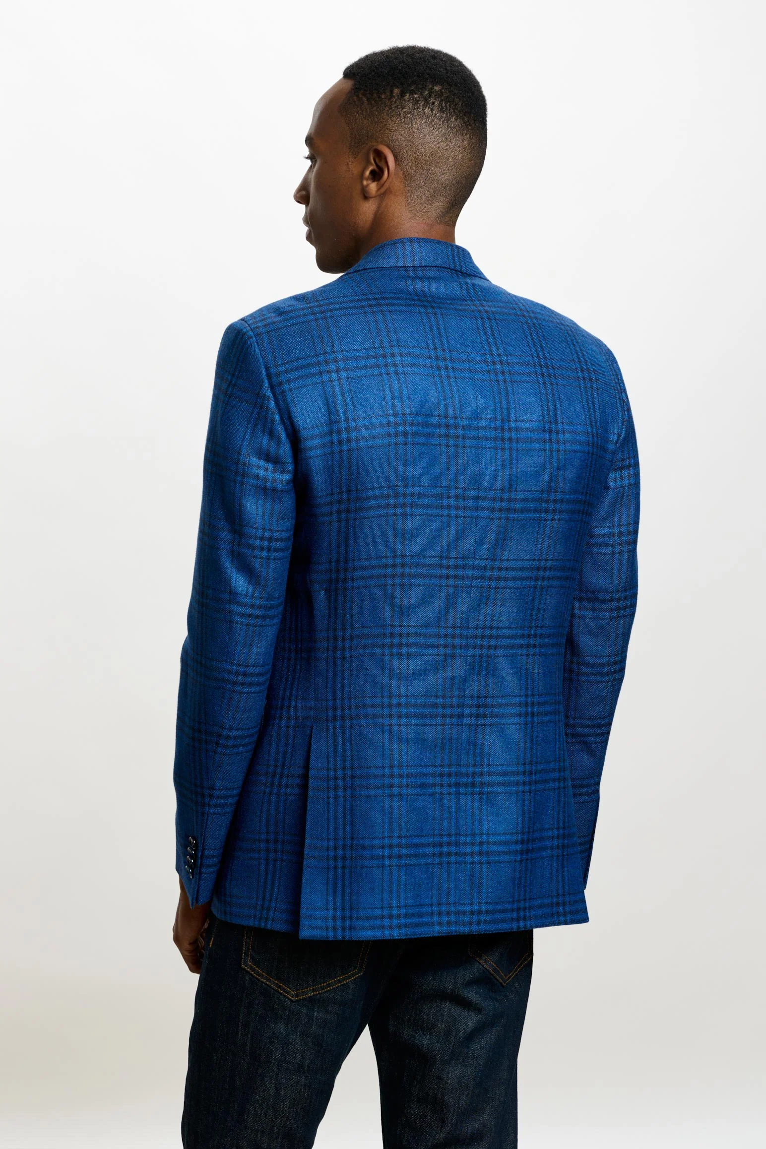 Strong Blue Check Soho Jacket Taormina - Image 7
