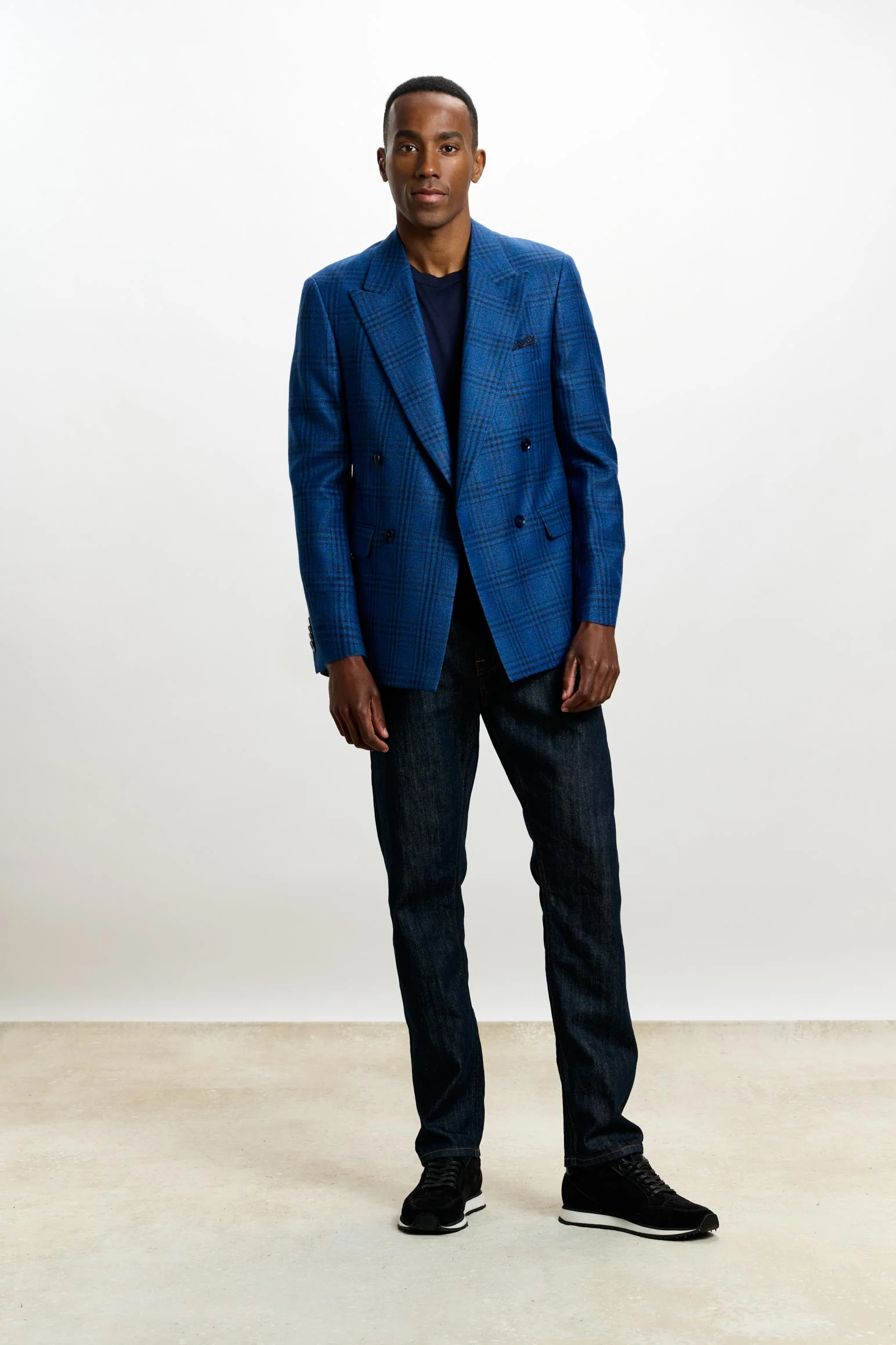 Strong Blue Check Soho Jacket Taormina - Image 8