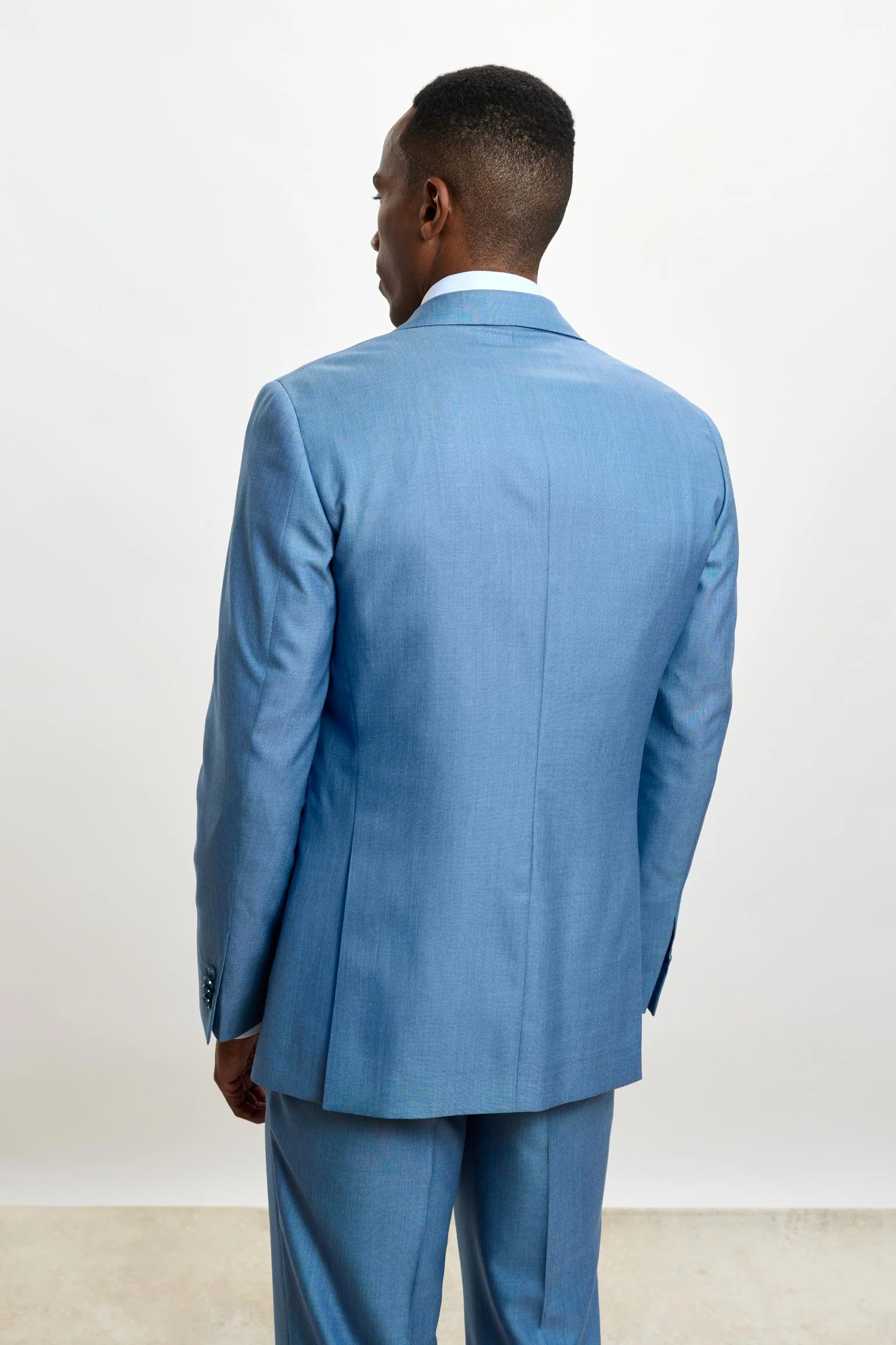 Plain Light Blue Soho Suit Sleek - Image 5