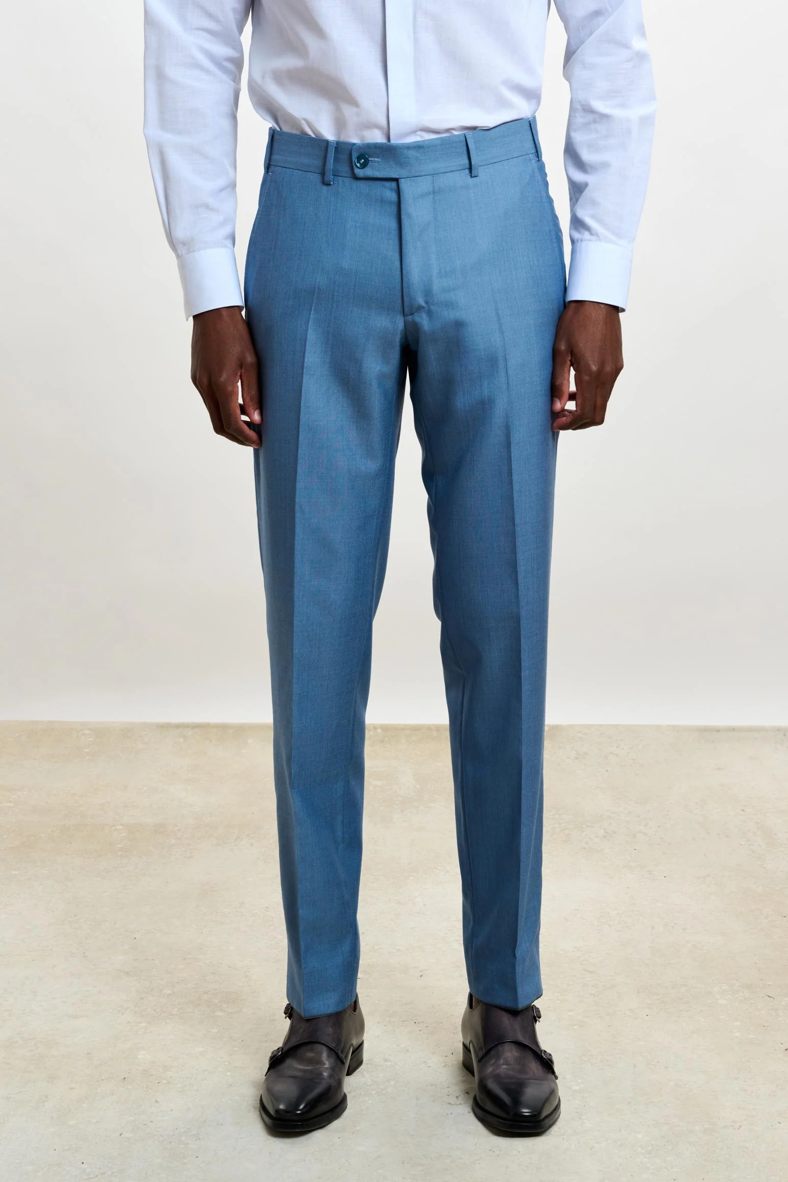 Plain Light Blue Soho Suit Sleek - Image 7