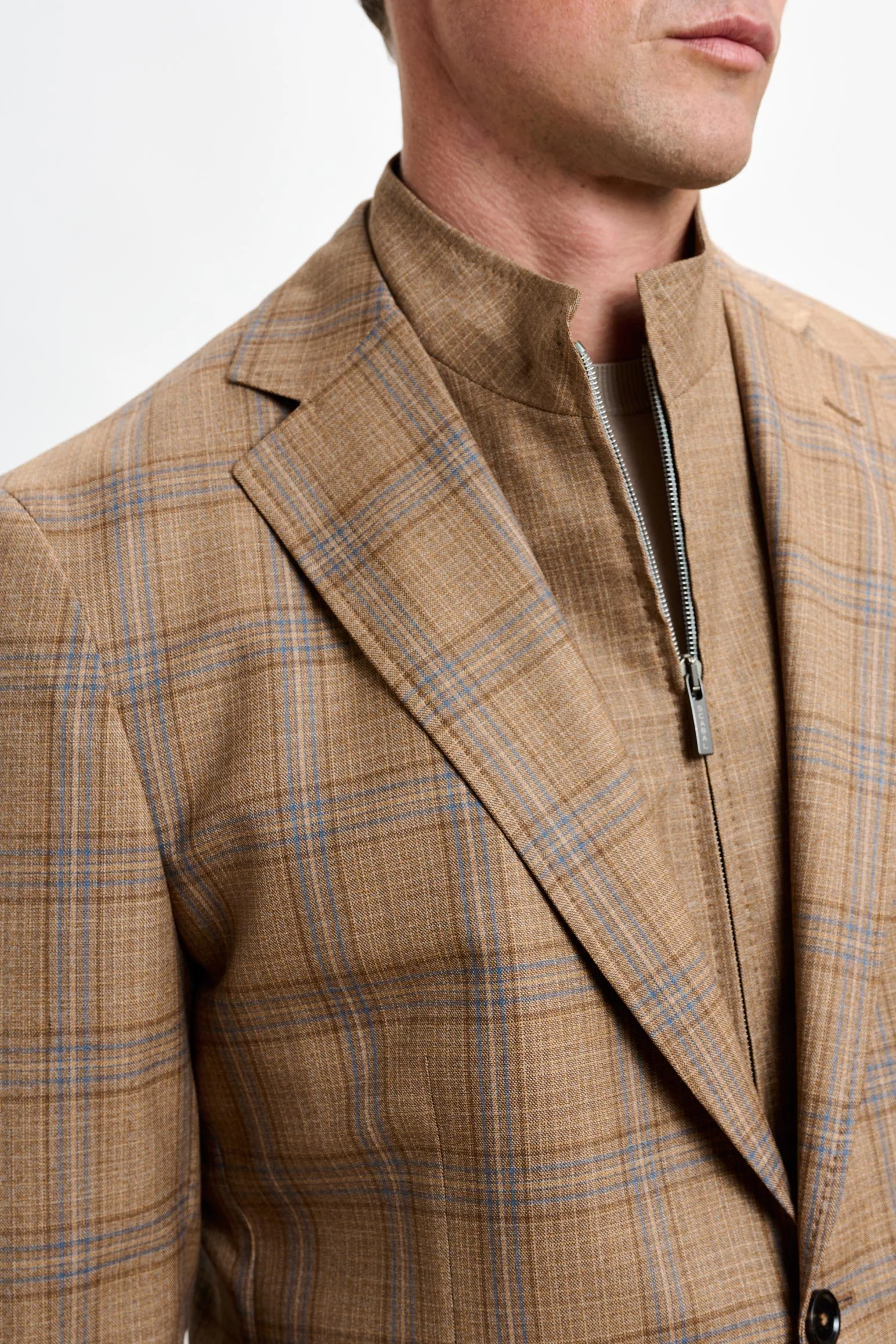 Rust Check Stanfield Jacket Crossover - Image 5